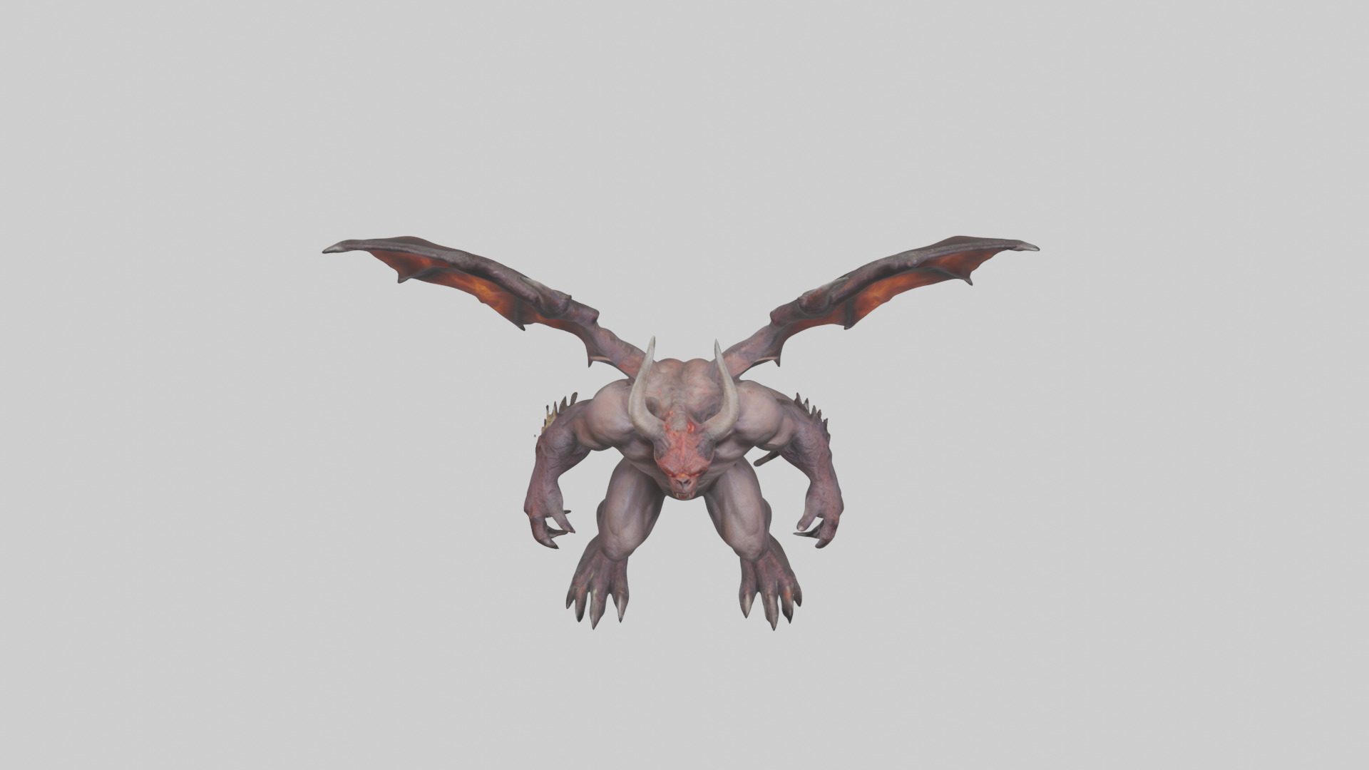 Infernal Beast Model Low-poly 3D model_16
