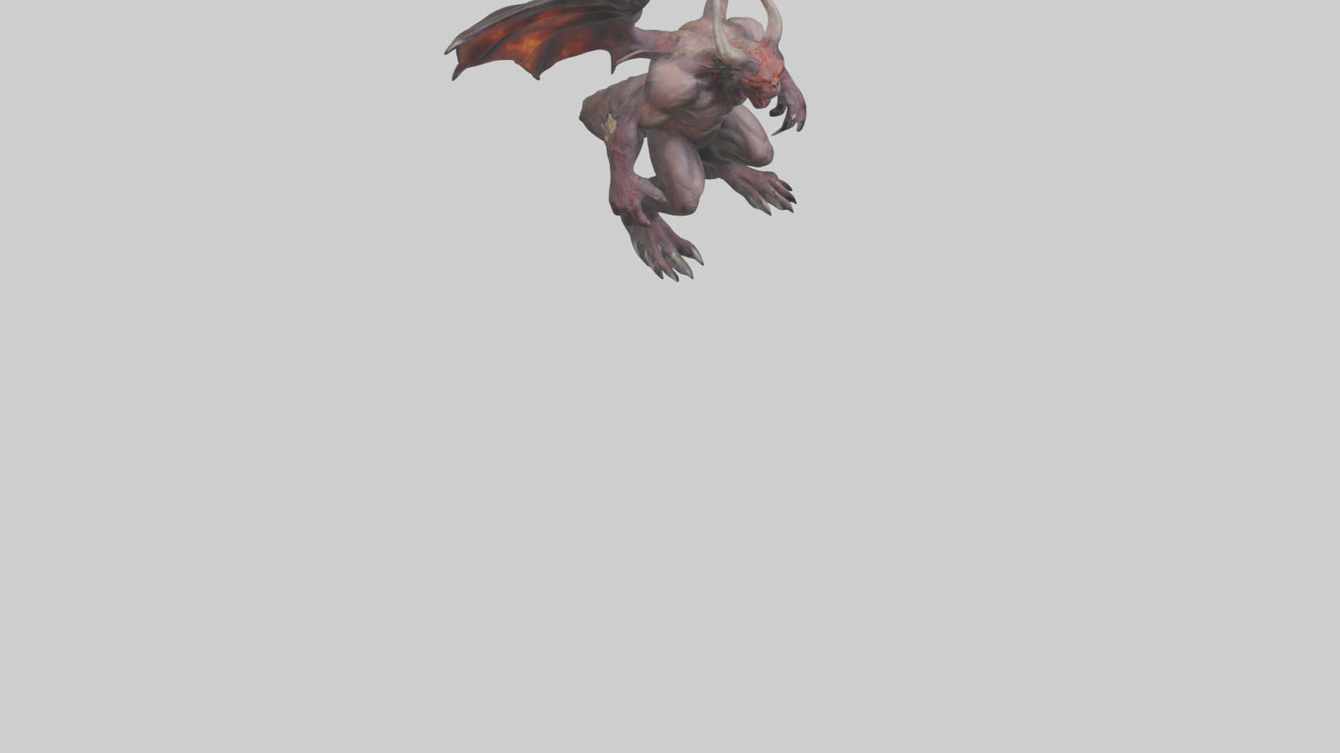 Infernal Beast Model Low-poly 3D model_8