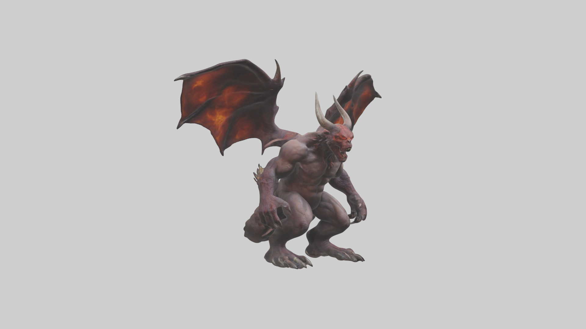 Infernal Beast Model Low-poly 3D model_9