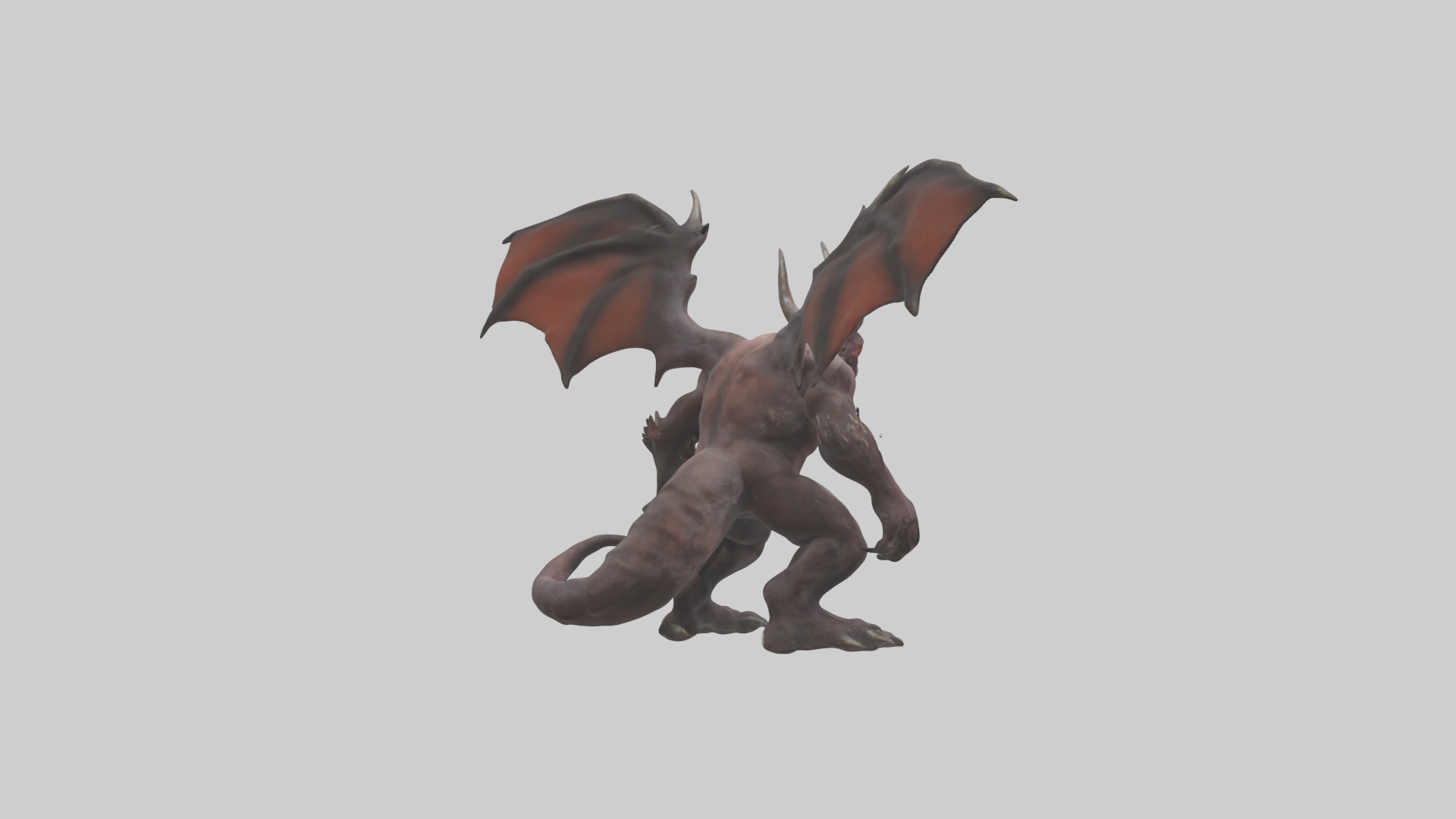 Infernal Beast Model Low-poly 3D model_4