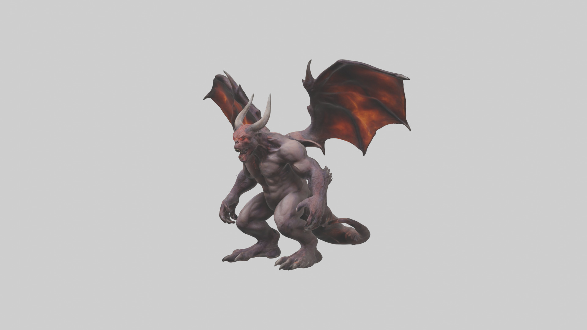 Infernal Beast Model Low-poly 3D model_10