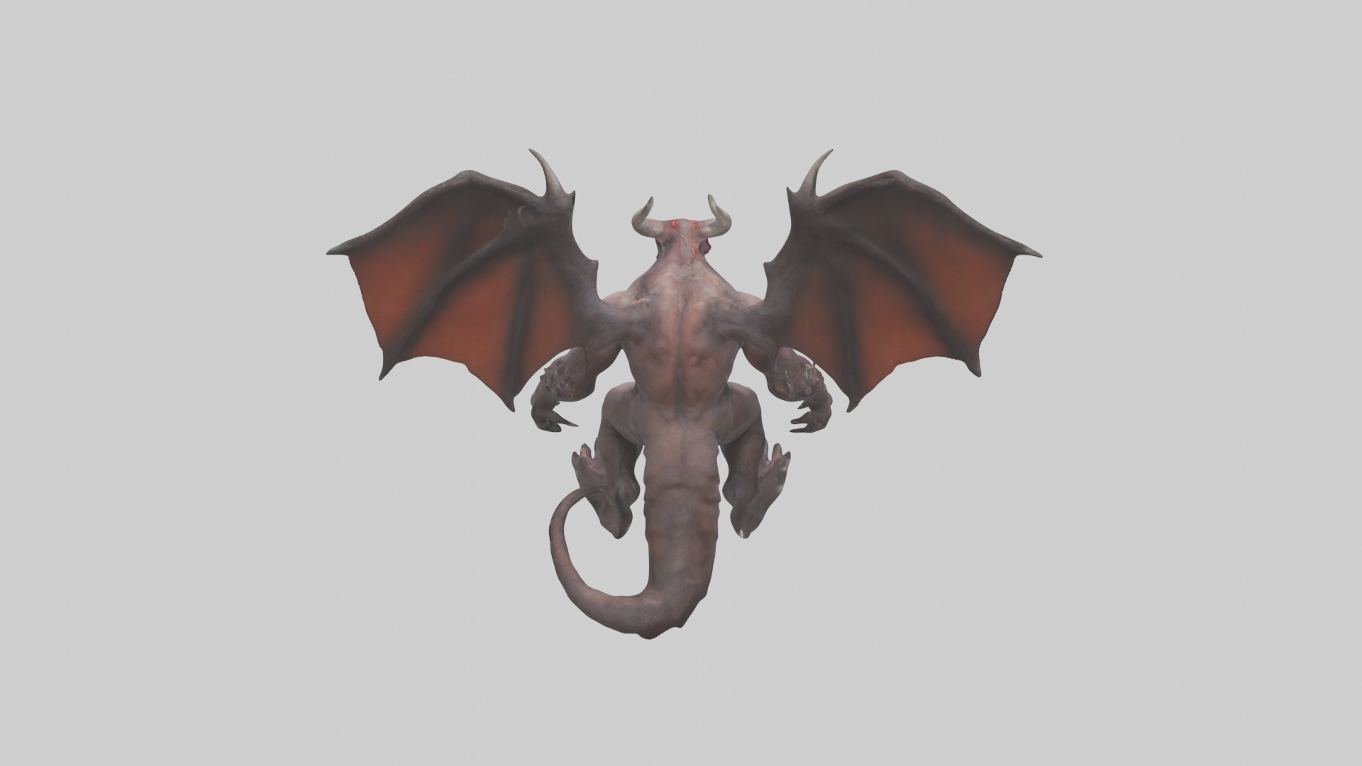Infernal Beast Model Low-poly 3D model_15