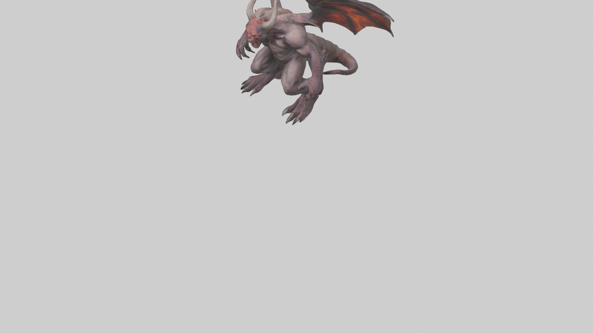 Infernal Beast Model Low-poly 3D model_7