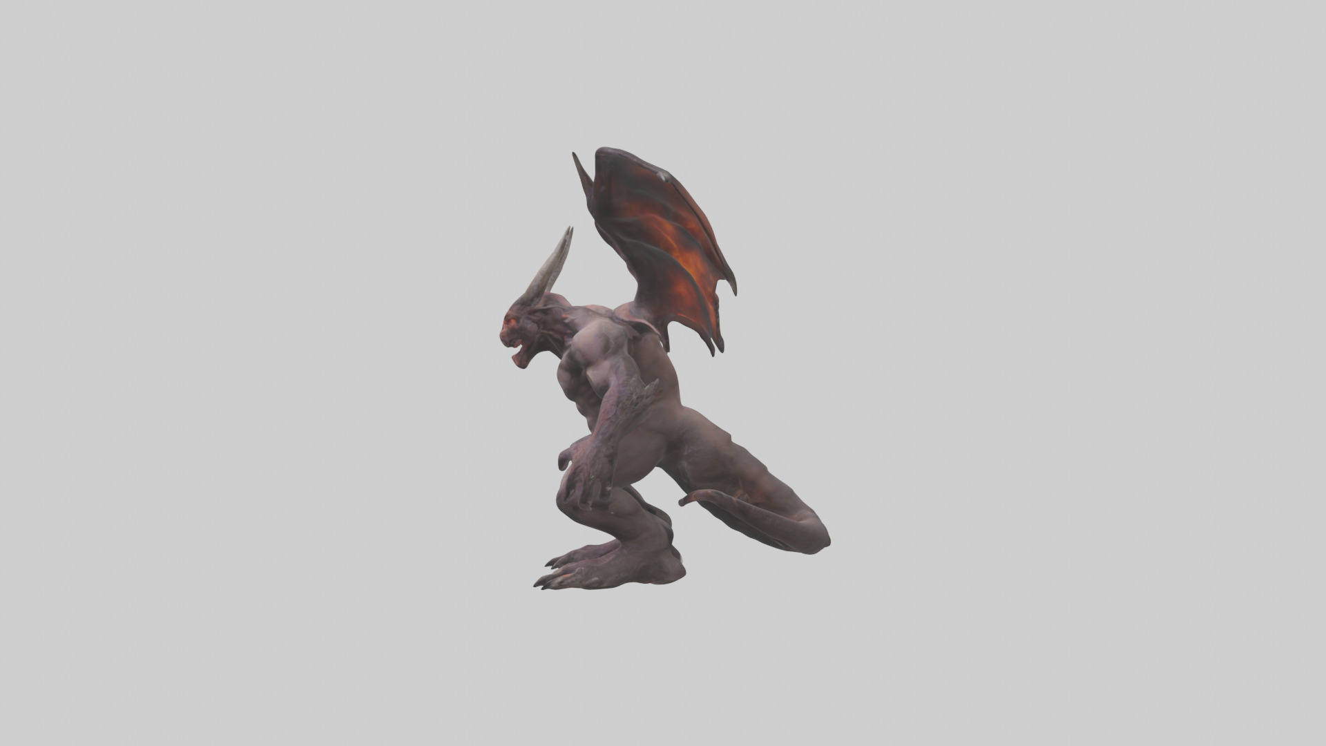 Infernal Beast Model Low-poly 3D model_12
