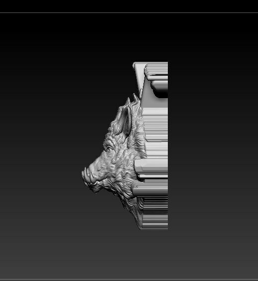 Boar Warrior Skeleton 3D model 3D print model_4