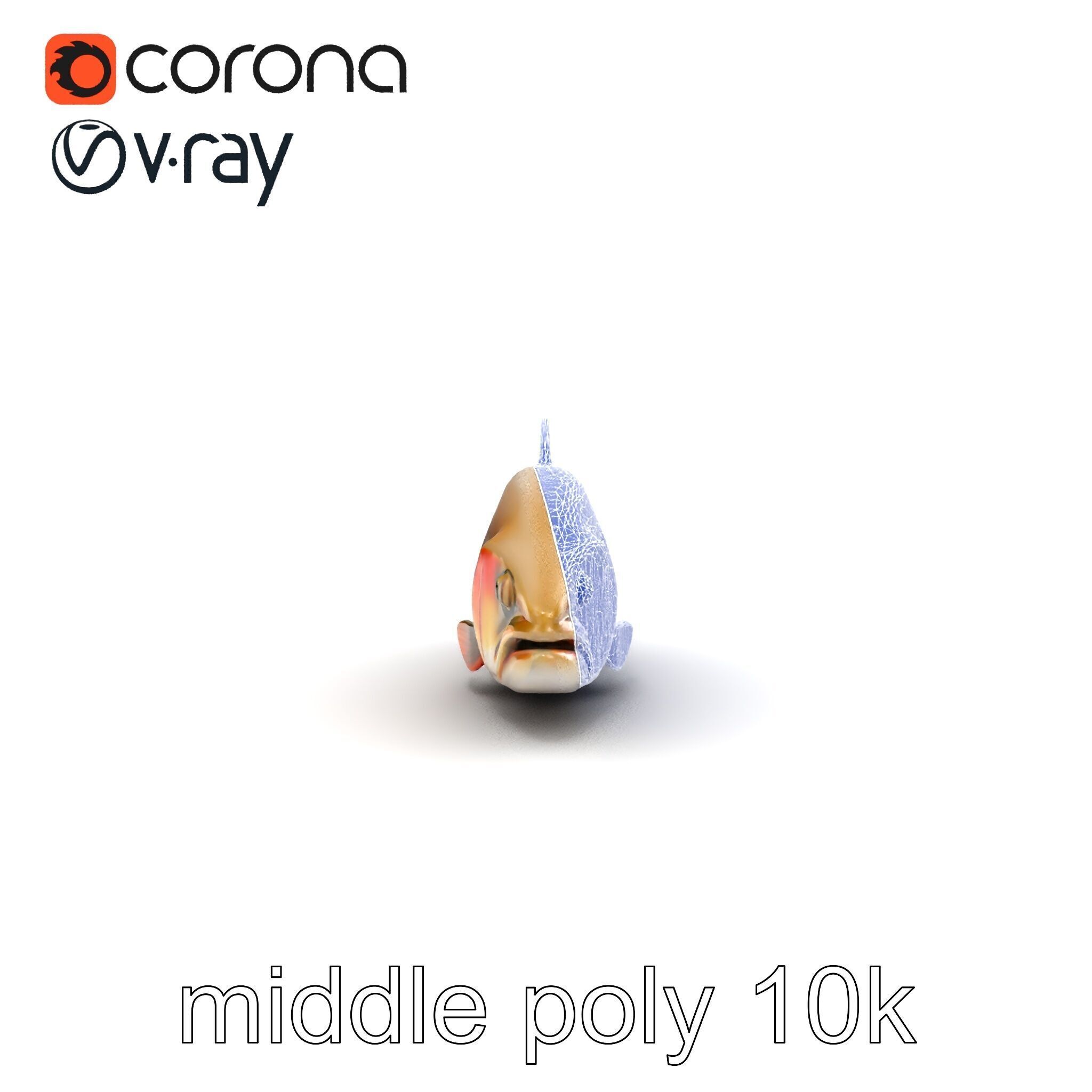 Bull Trout Realistic Model Pack Low-poly 3D model_18