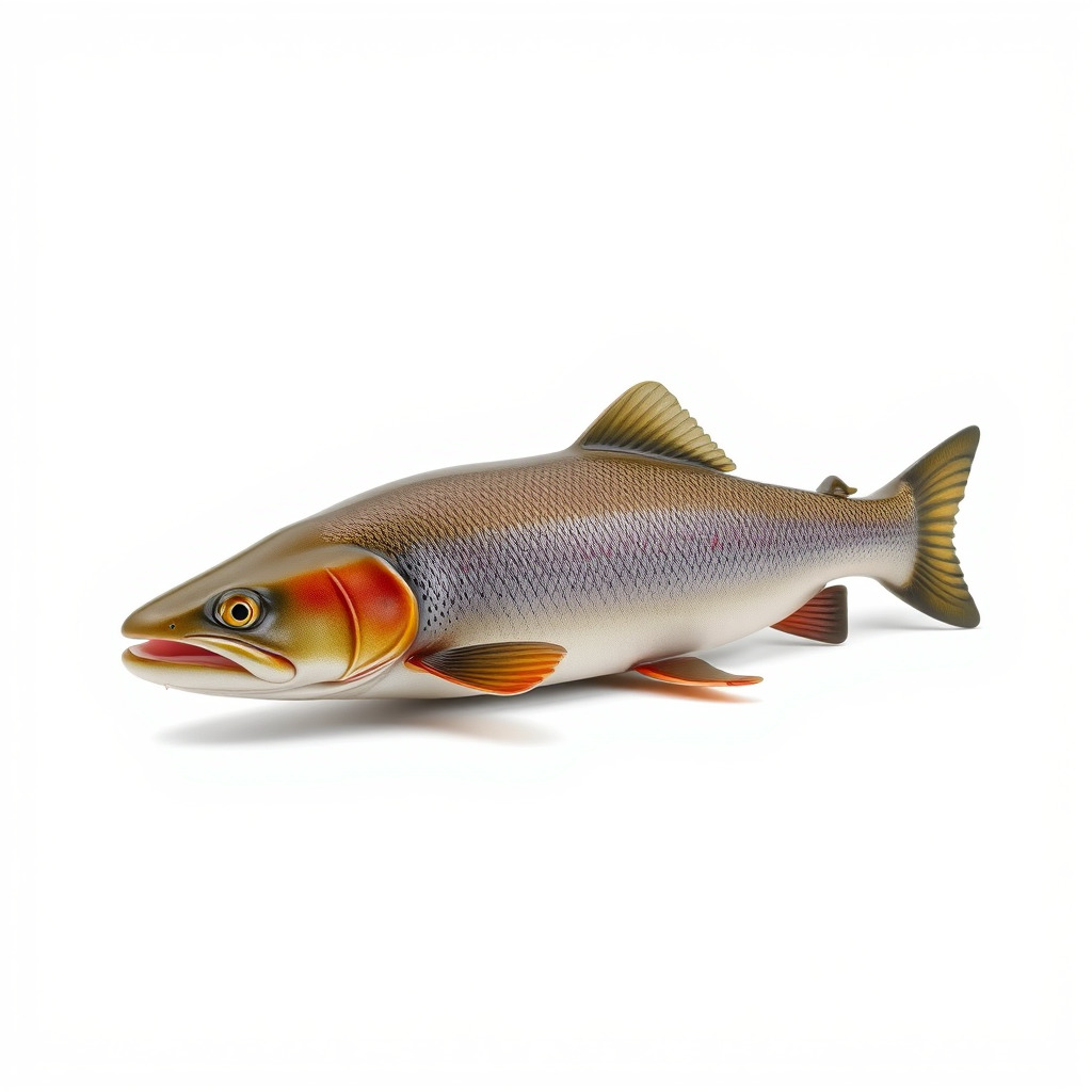 Bull Trout Realistic Model Pack Low-poly 3D model_3