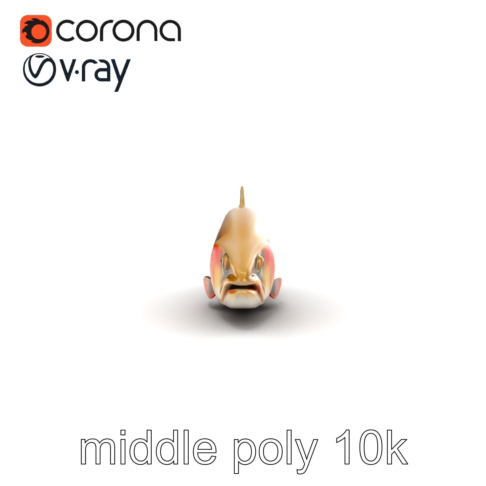 Bull Trout Realistic Model Pack Low-poly 3D model_21