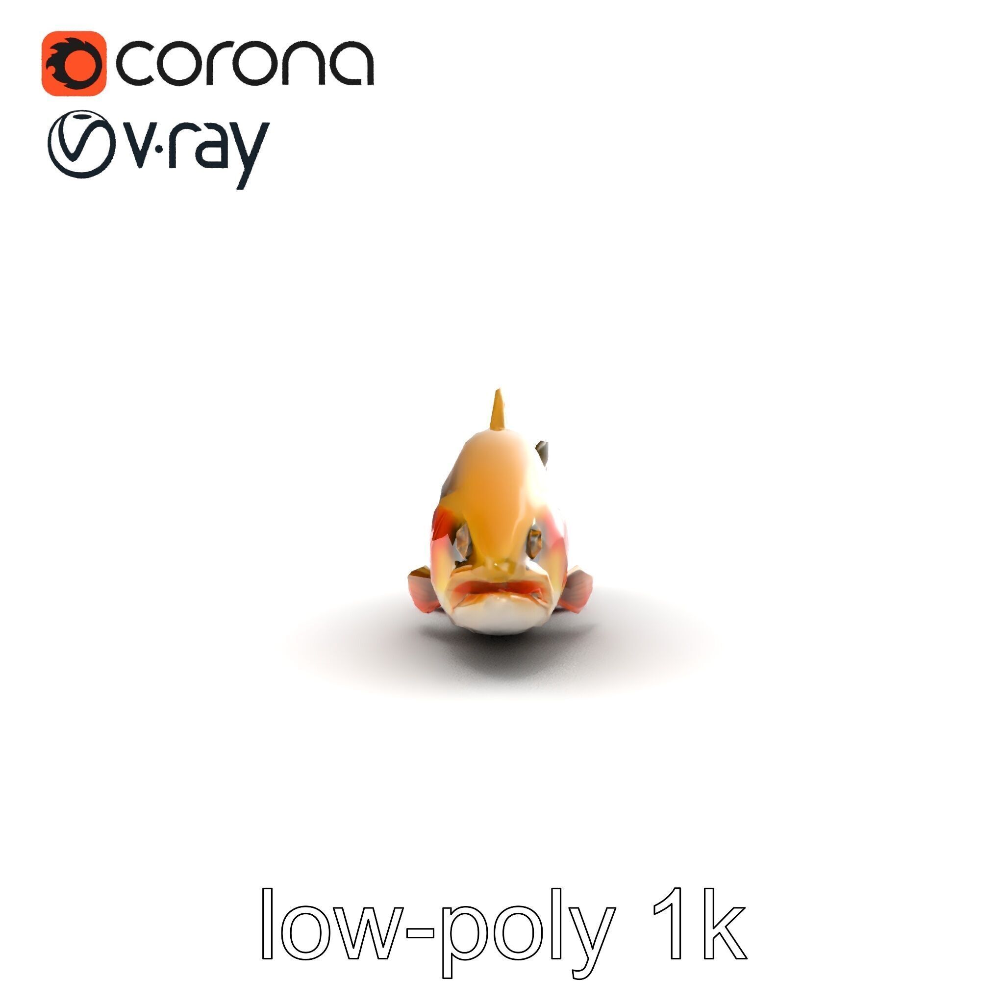 Bull Trout Realistic Model Pack Low-poly 3D model_17