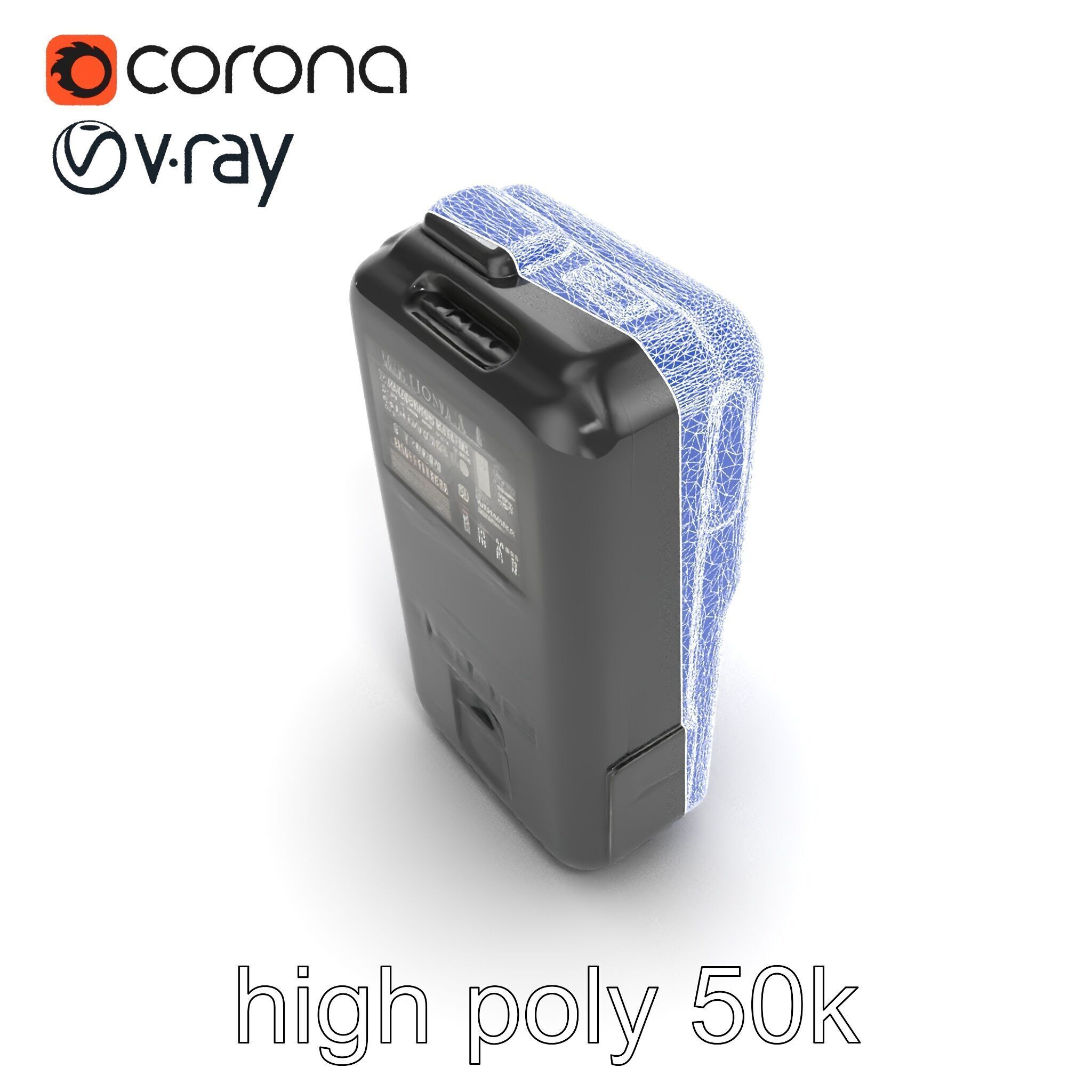 Handheld Light Meter Responsive Touch model pack Low-poly 3D model_29