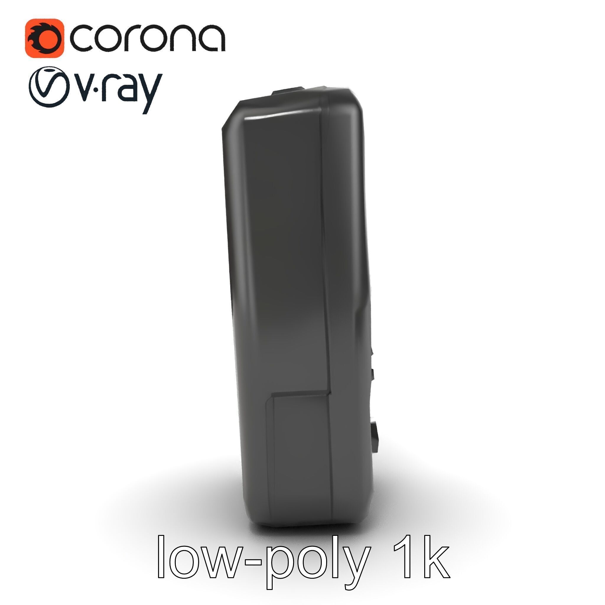 Handheld Light Meter Responsive Touch model pack Low-poly 3D model_22