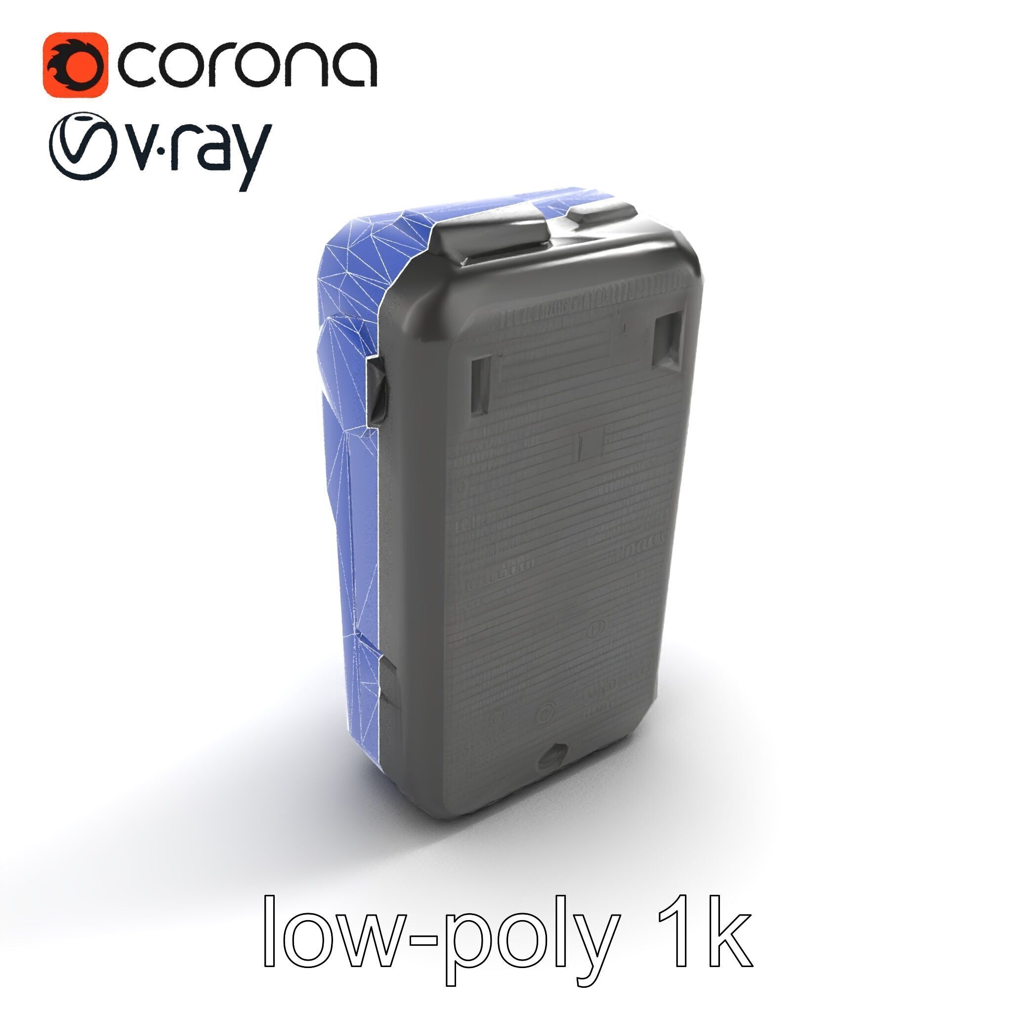 Handheld Light Meter Responsive Touch model pack Low-poly 3D model_21