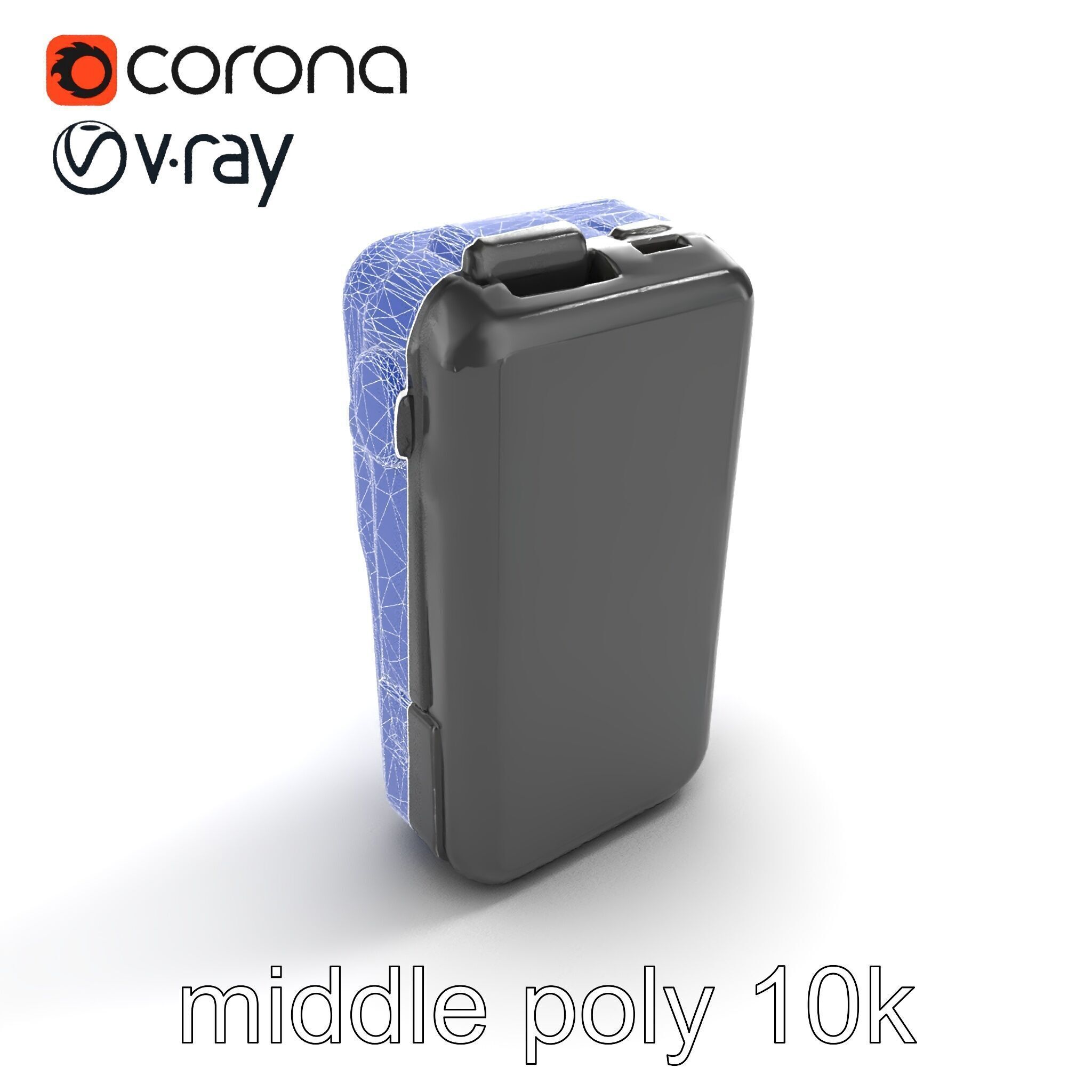 Handheld Light Meter Responsive Touch model pack Low-poly 3D model_11