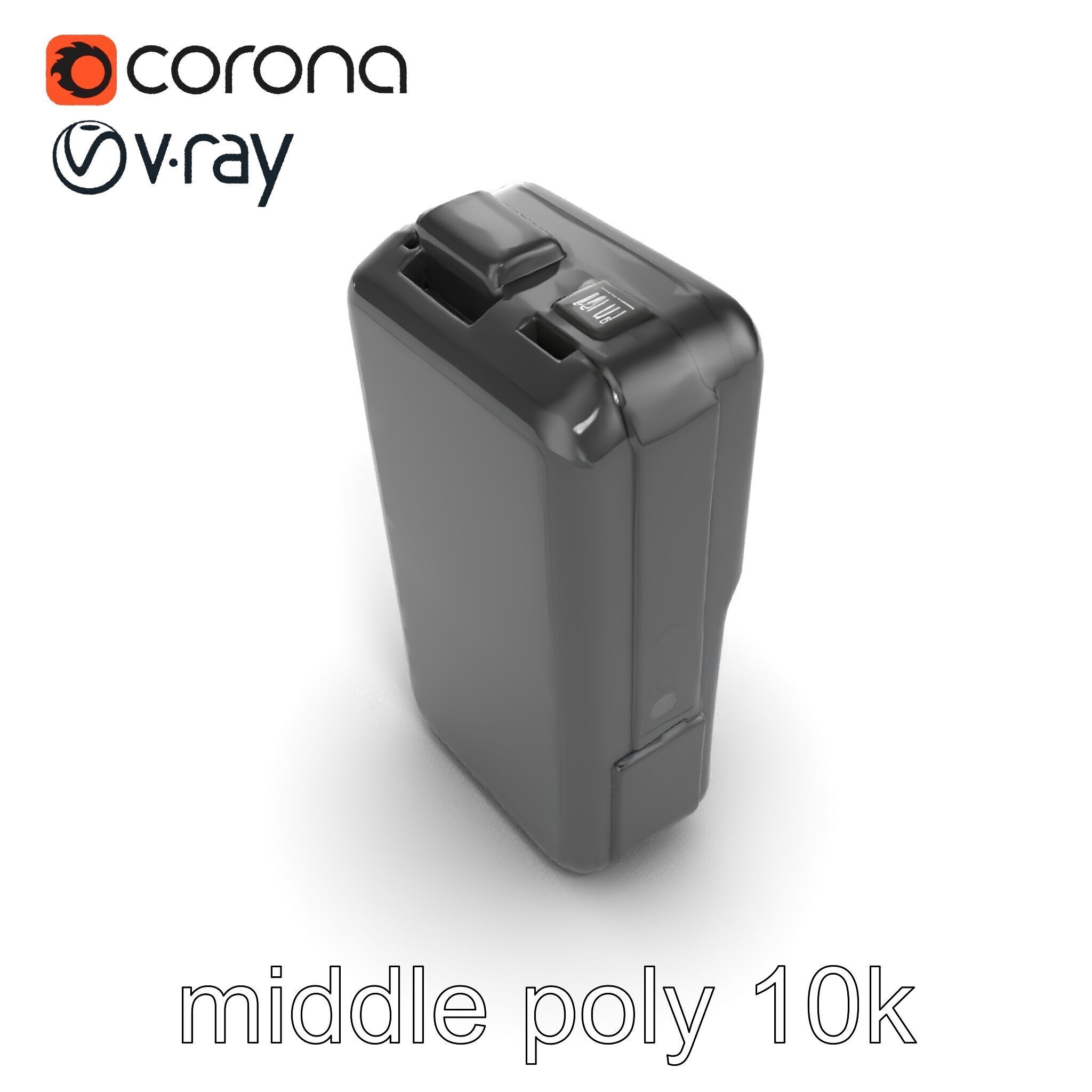 Handheld Light Meter Responsive Touch model pack Low-poly 3D model_20