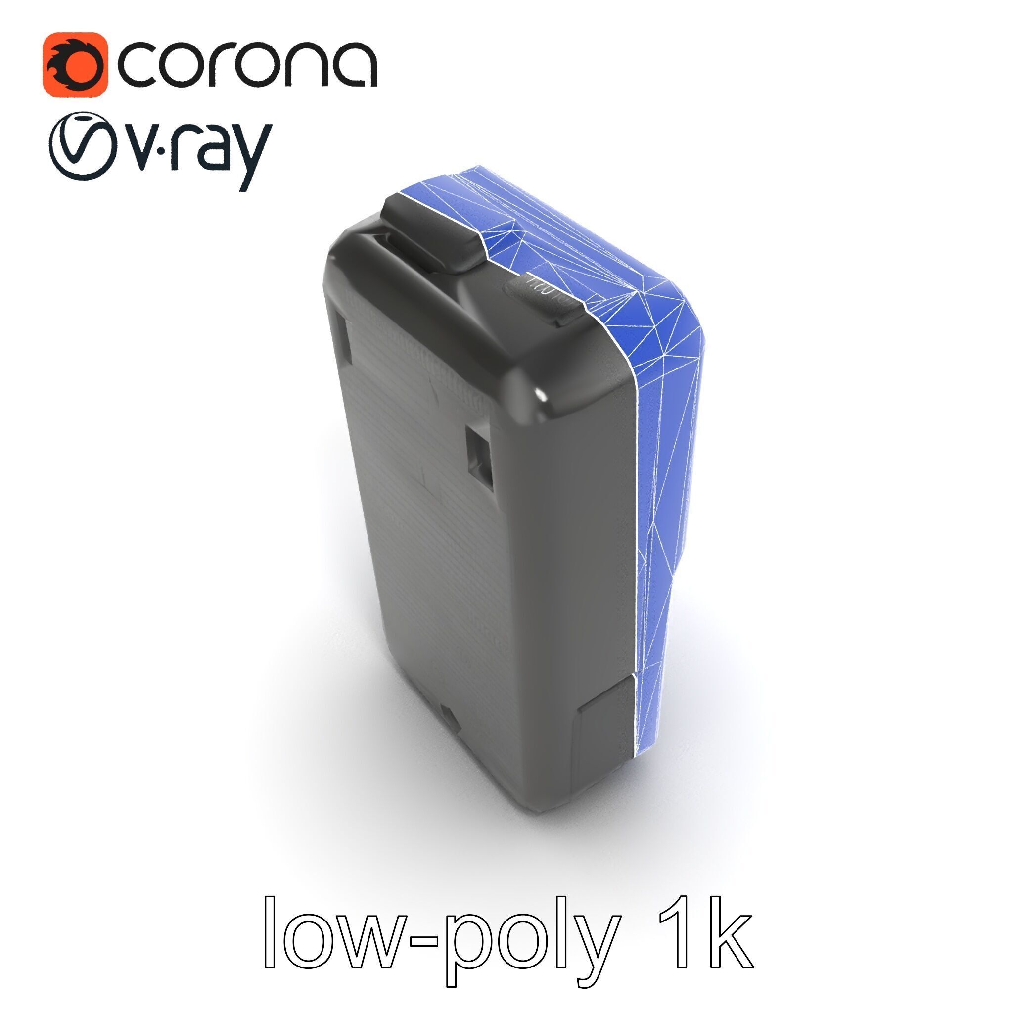 Handheld Light Meter Responsive Touch model pack Low-poly 3D model_24