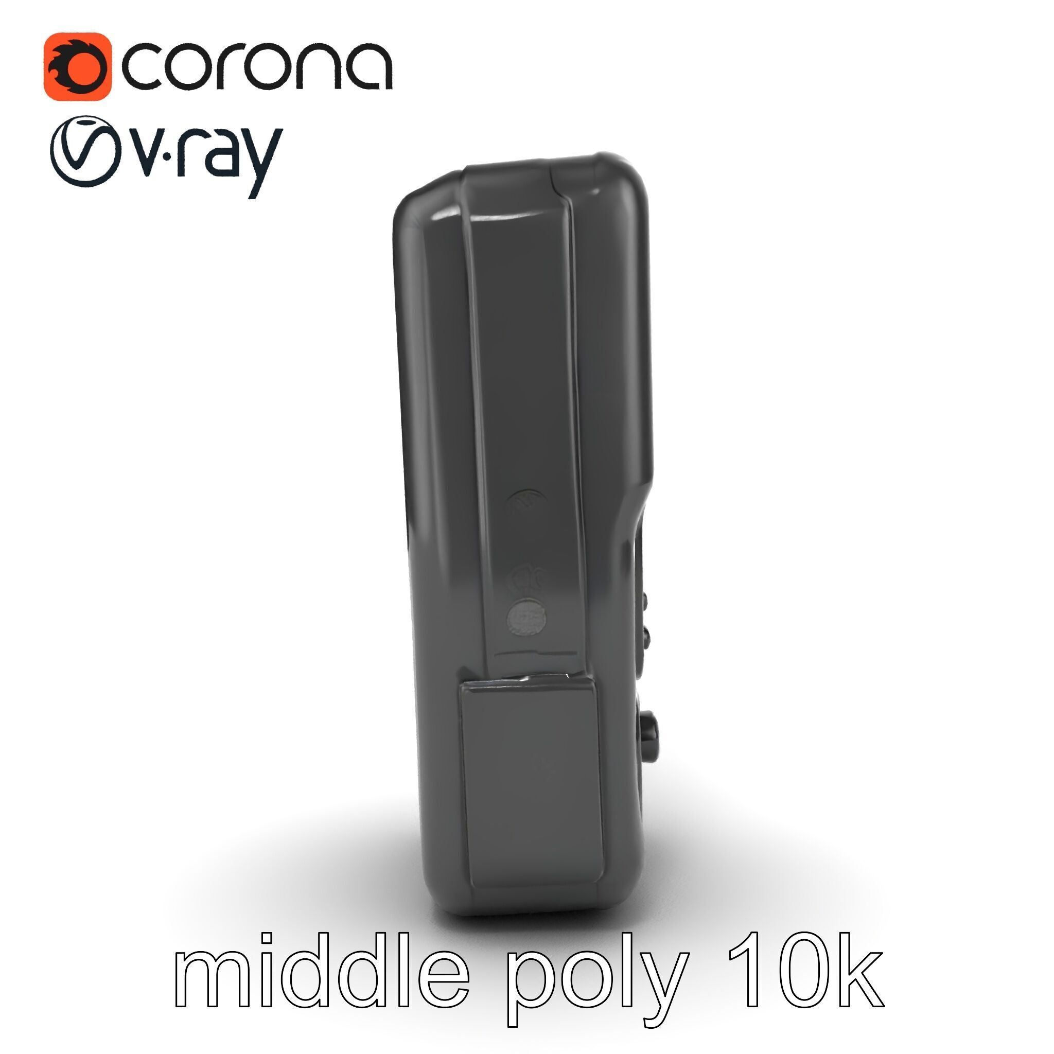 Handheld Light Meter Responsive Touch model pack Low-poly 3D model_17