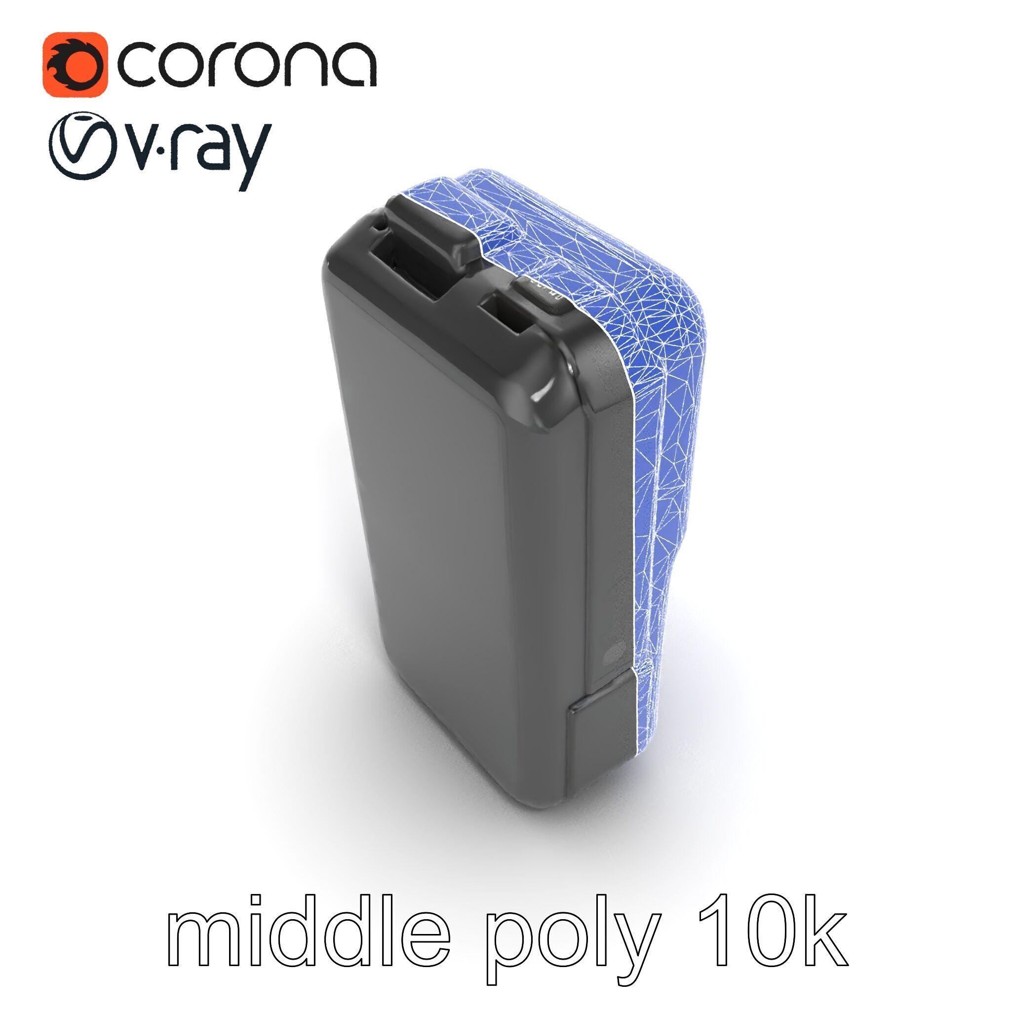 Handheld Light Meter Responsive Touch model pack Low-poly 3D model_26