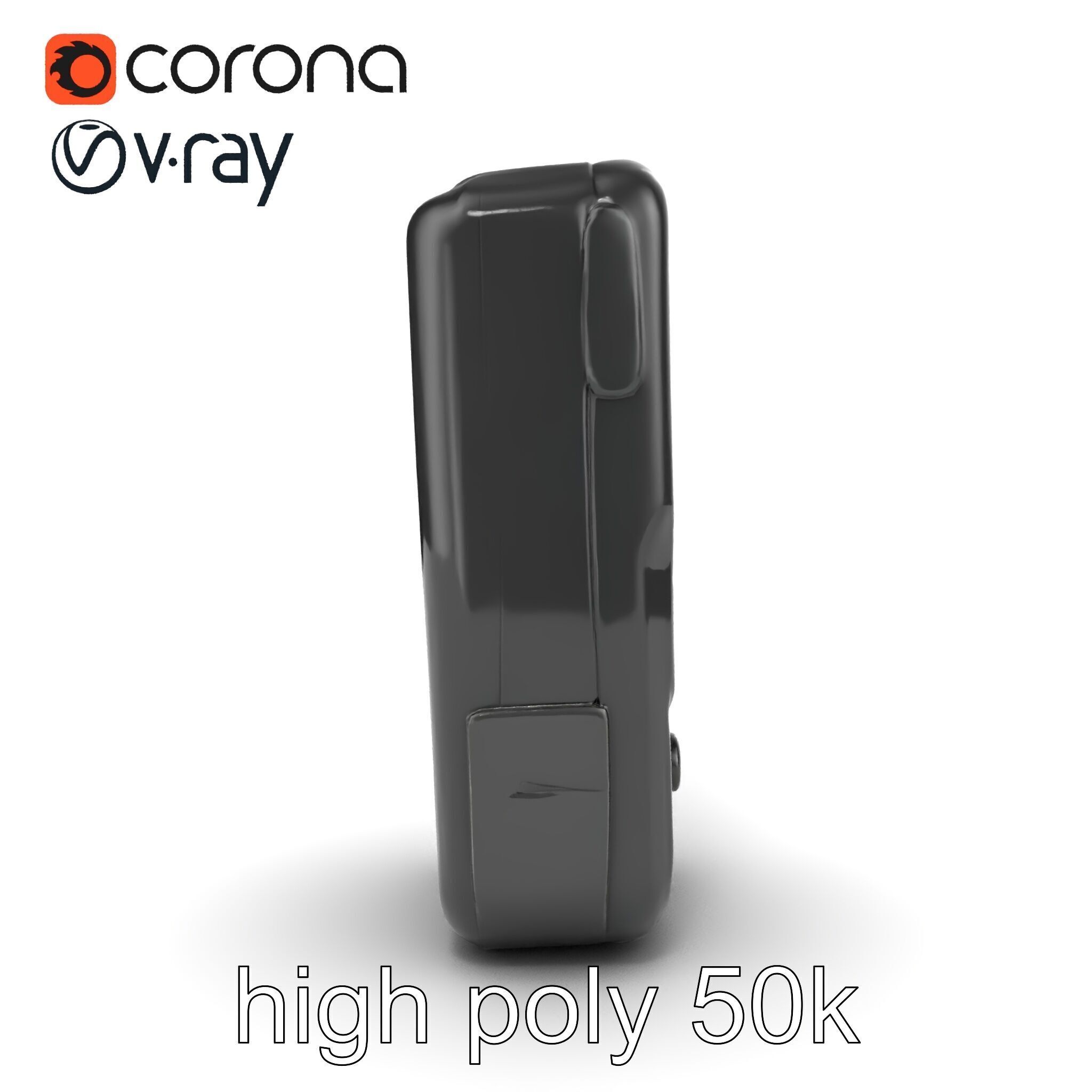 Handheld Light Meter Responsive Touch model pack Low-poly 3D model_12