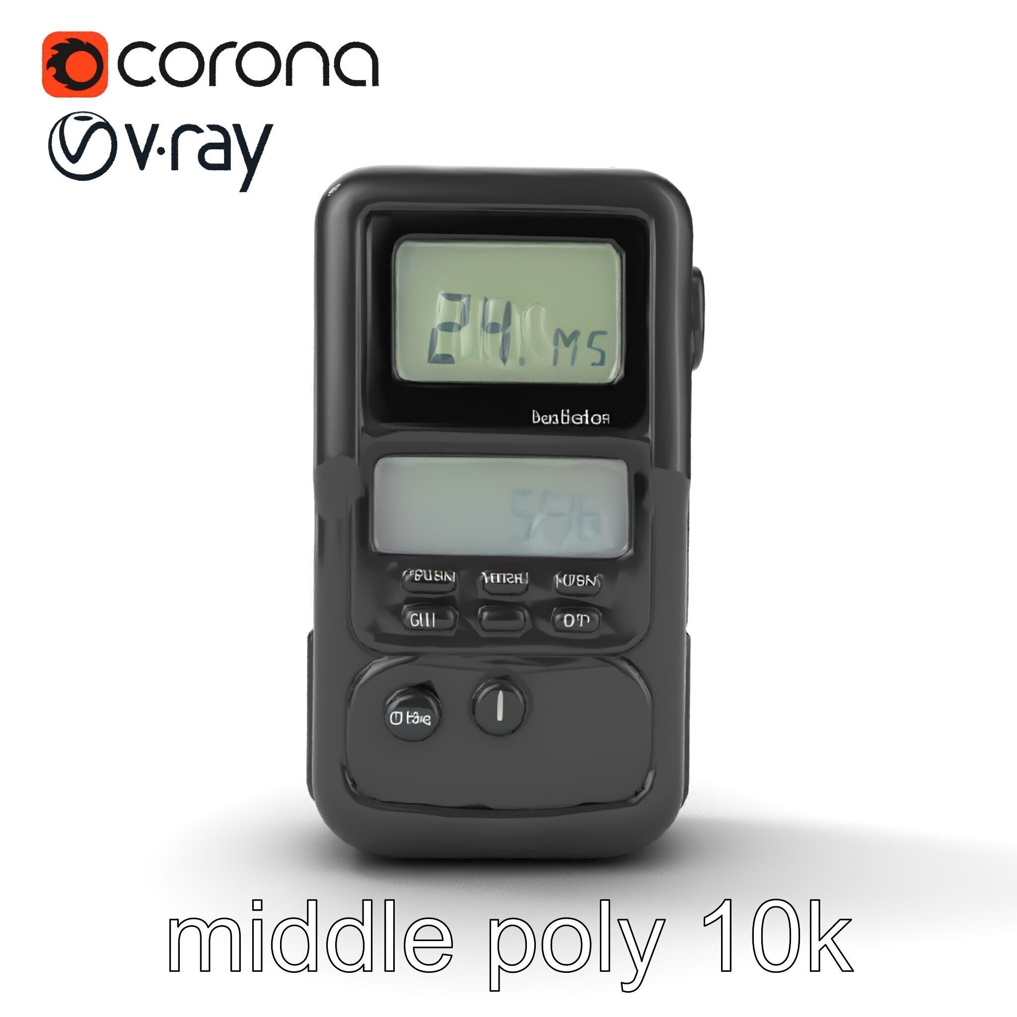Handheld Light Meter Responsive Touch model pack Low-poly 3D model_23