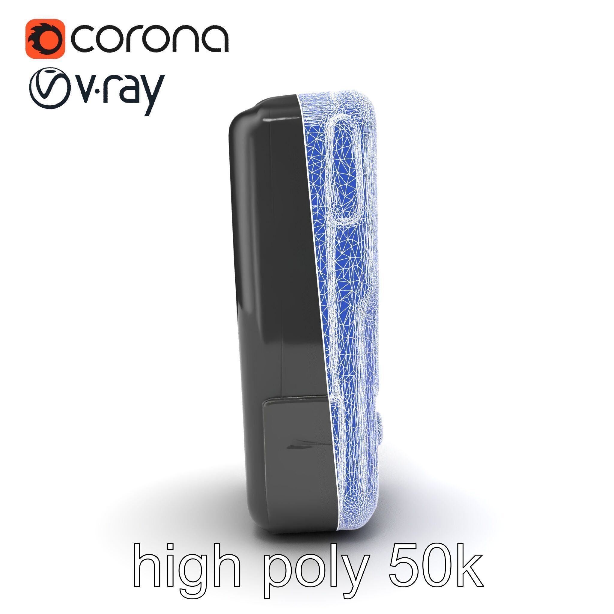 Handheld Light Meter Responsive Touch model pack Low-poly 3D model_19