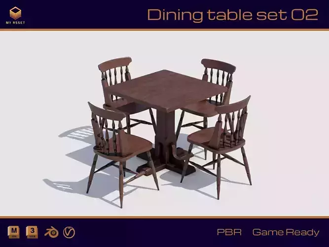 Dining Table Set 02