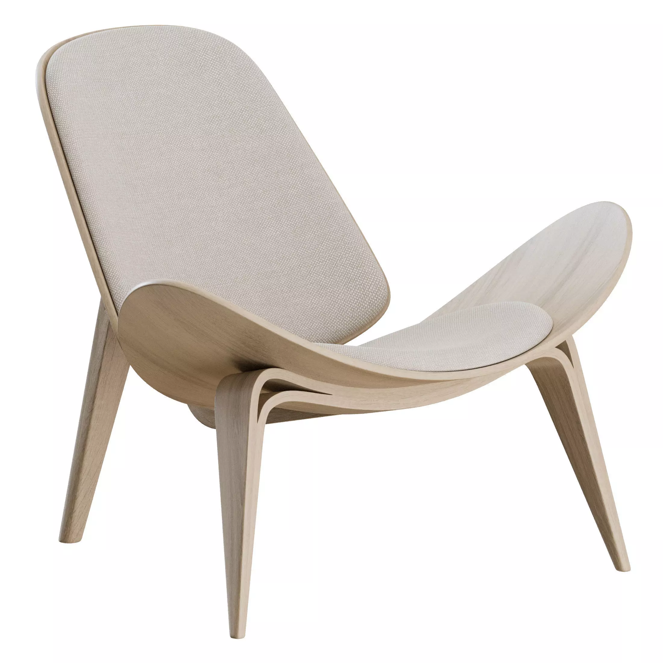 CH07 Shell Chair by Carlhansen 3D model