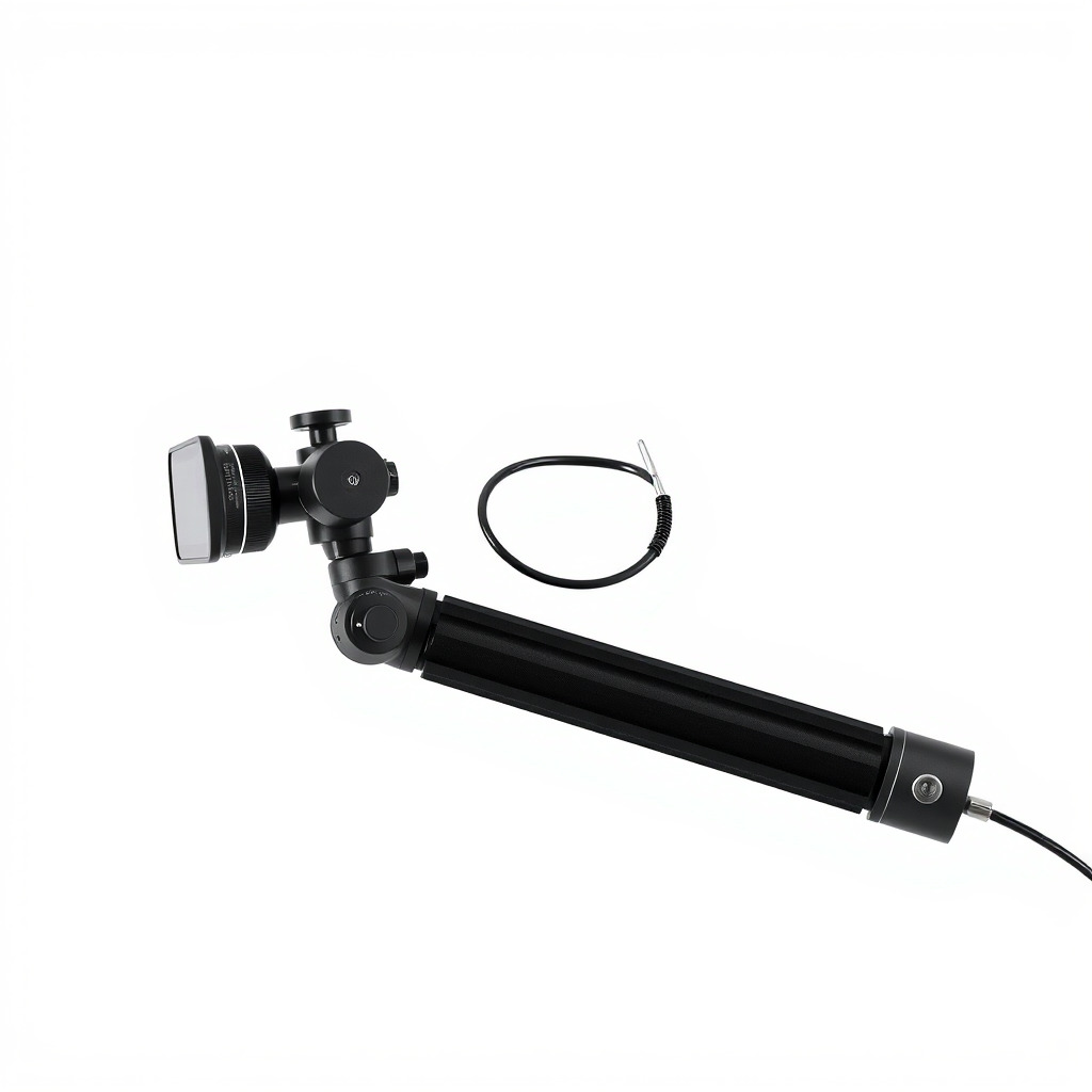 Telescopic Boom Arm Spiral Cable model pack Low-poly 3D model_4