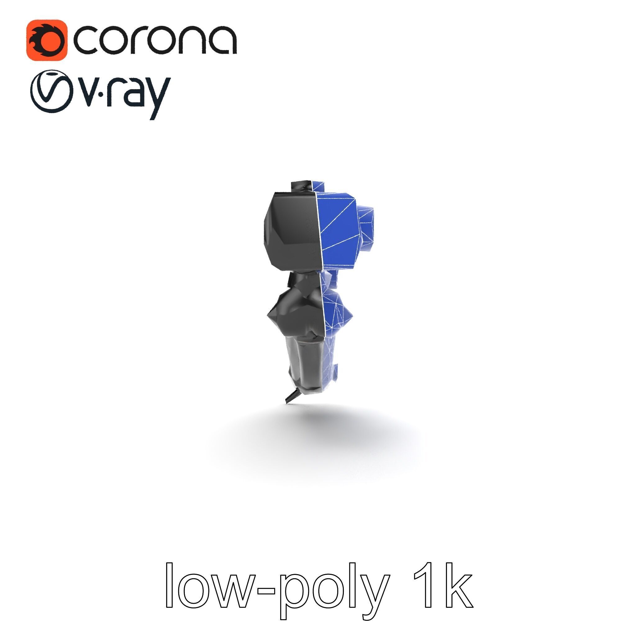 Telescopic Boom Arm Spiral Cable model pack Low-poly 3D model_16