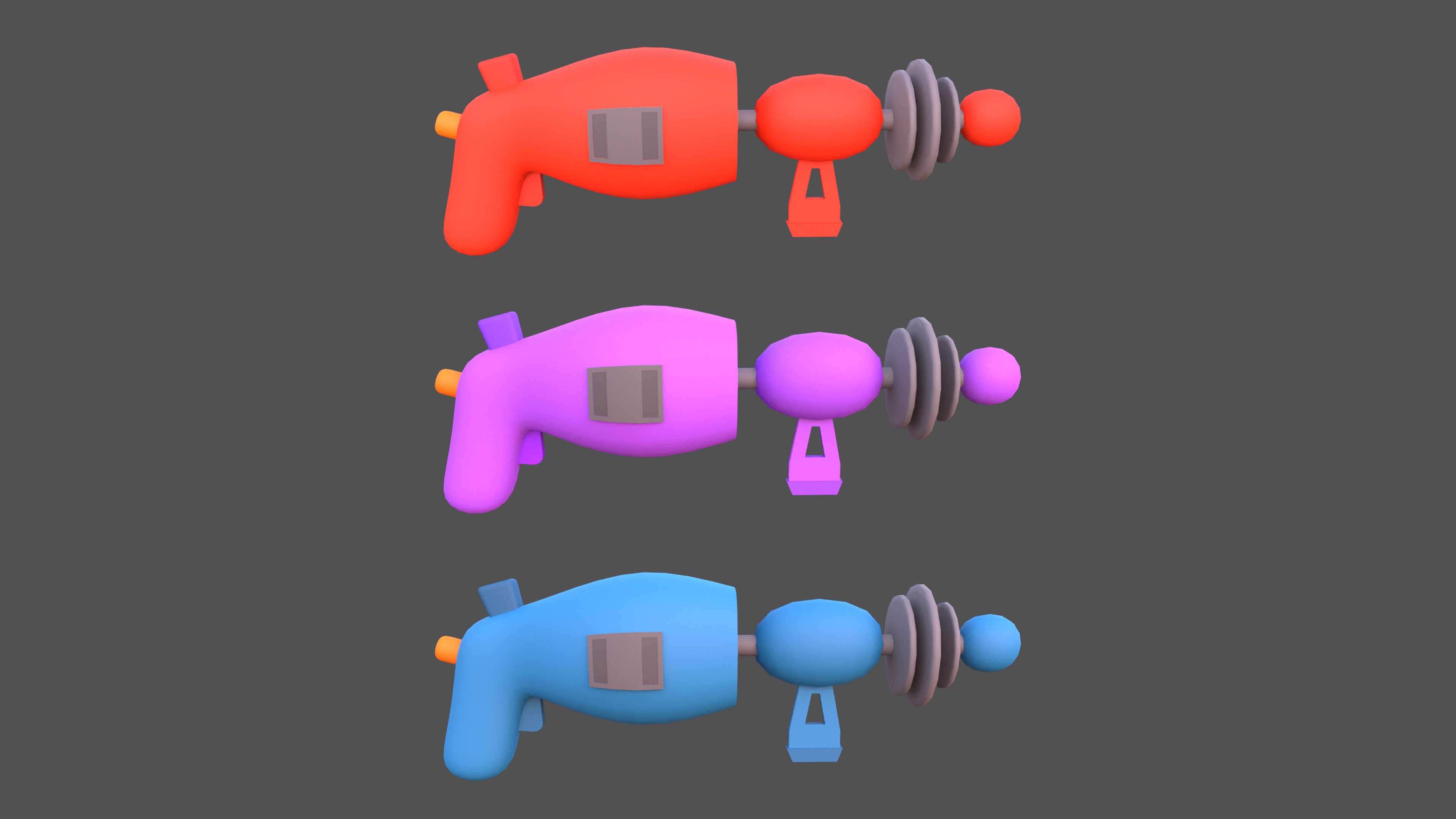 Weapons - Low Poly Weapons pack by Ake Low-poly 3D model_4