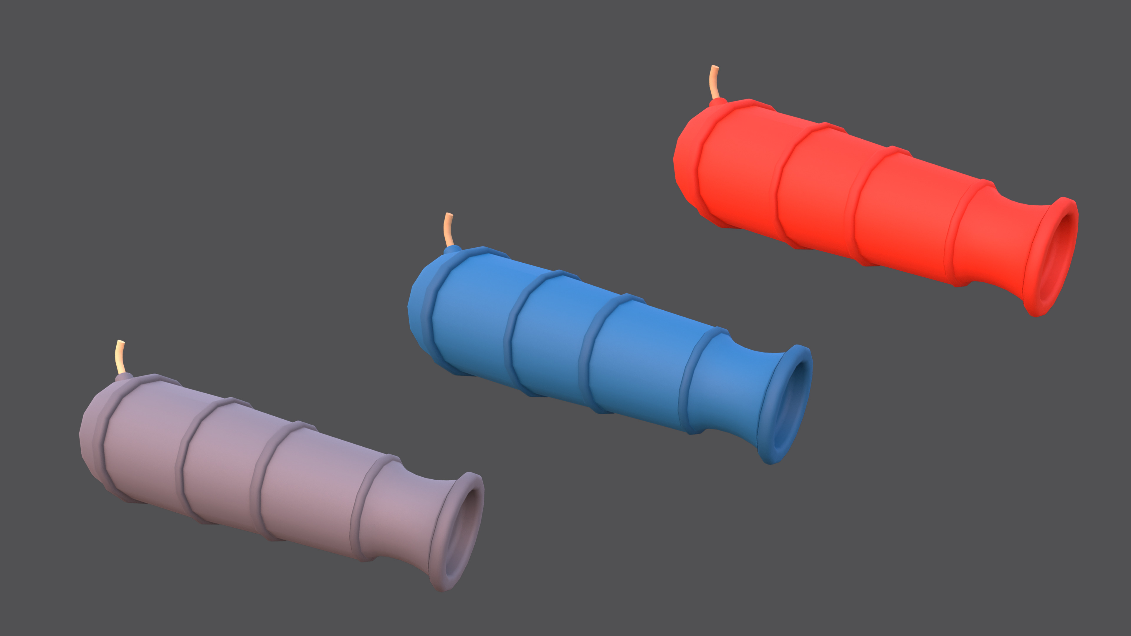 Weapons - Low Poly Weapons pack by Ake Low-poly 3D model_6