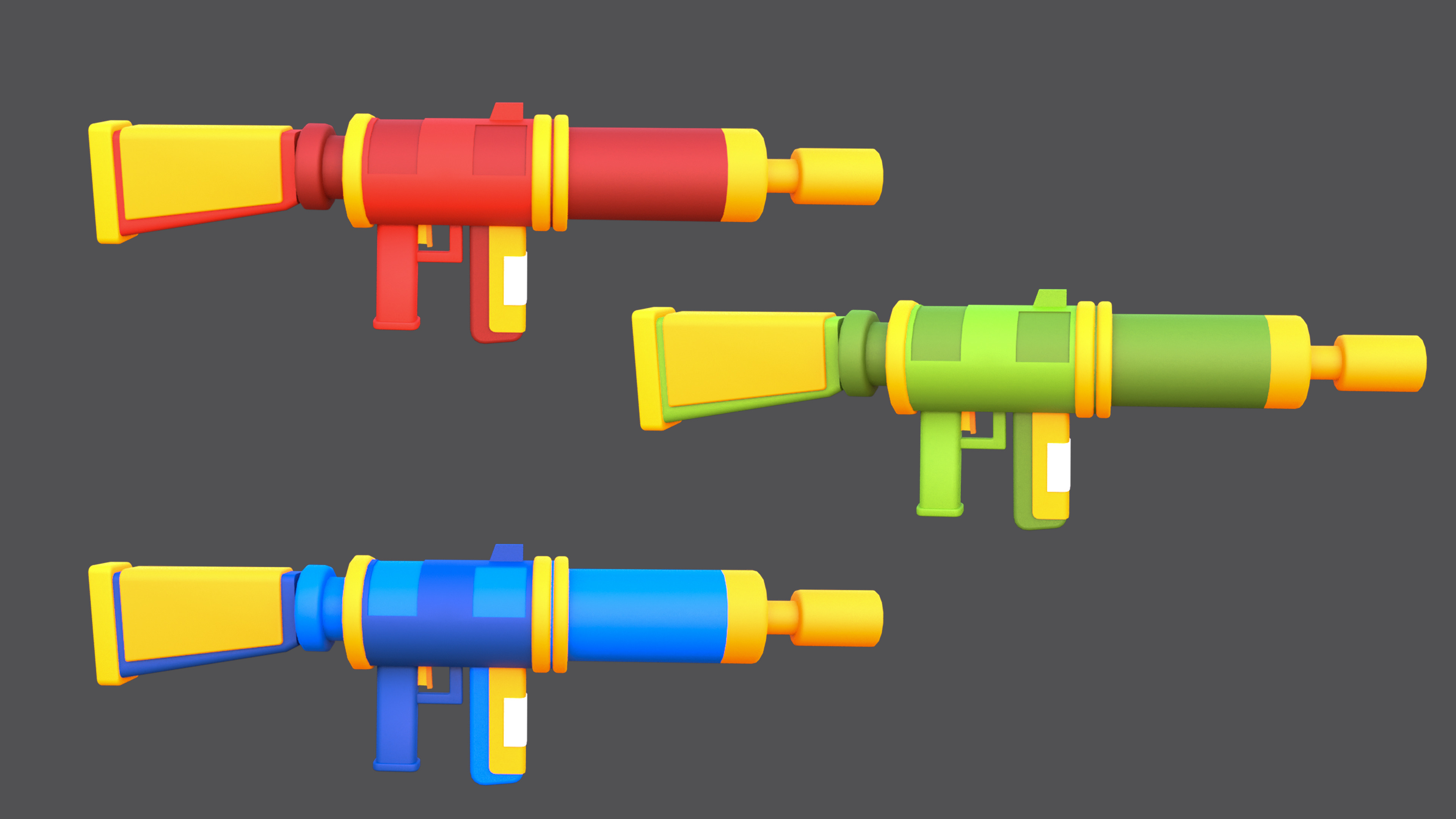 Weapons - Low Poly Weapons pack by Ake Low-poly 3D model_21