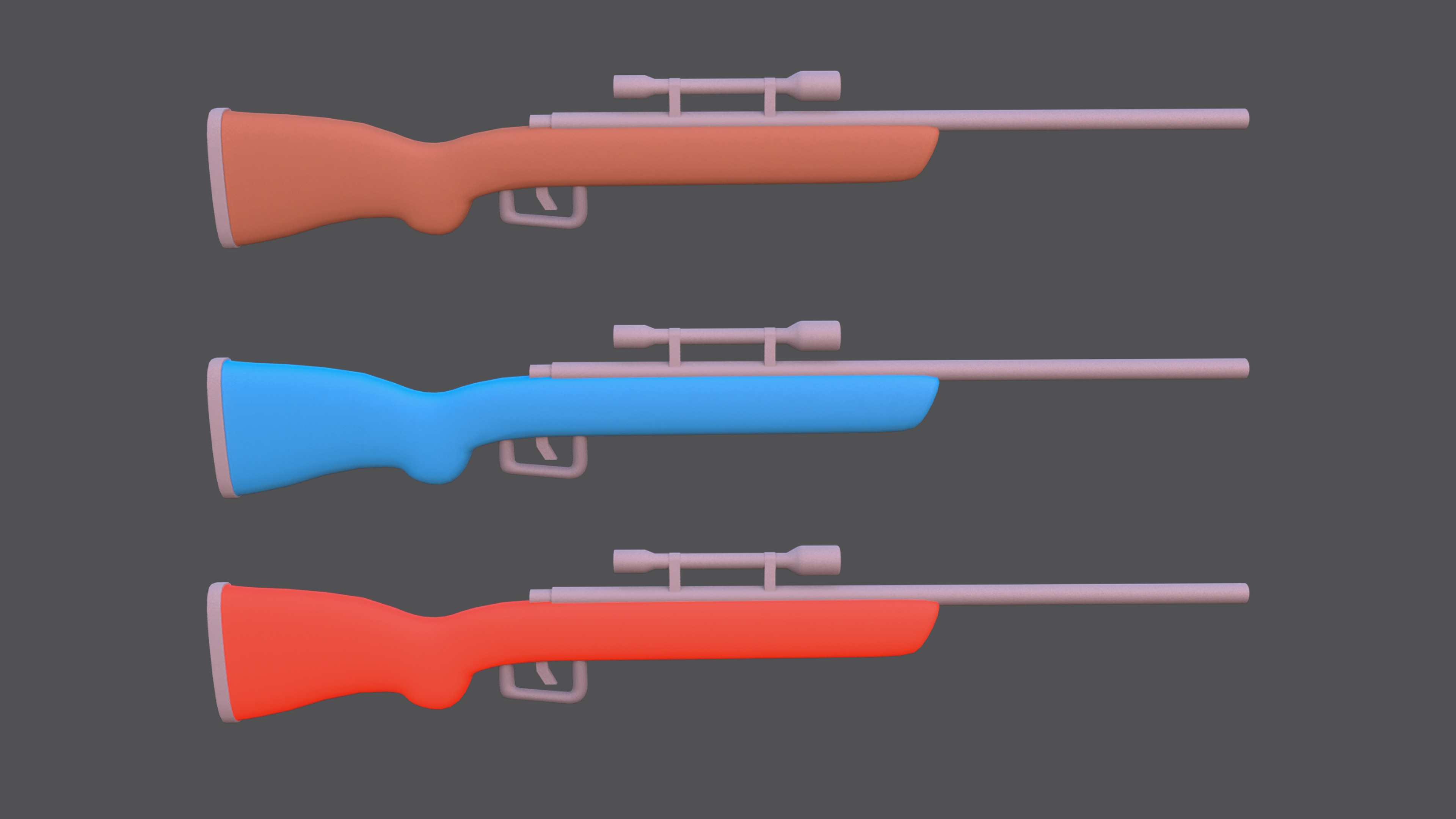 Weapons - Low Poly Weapons pack by Ake Low-poly 3D model_17