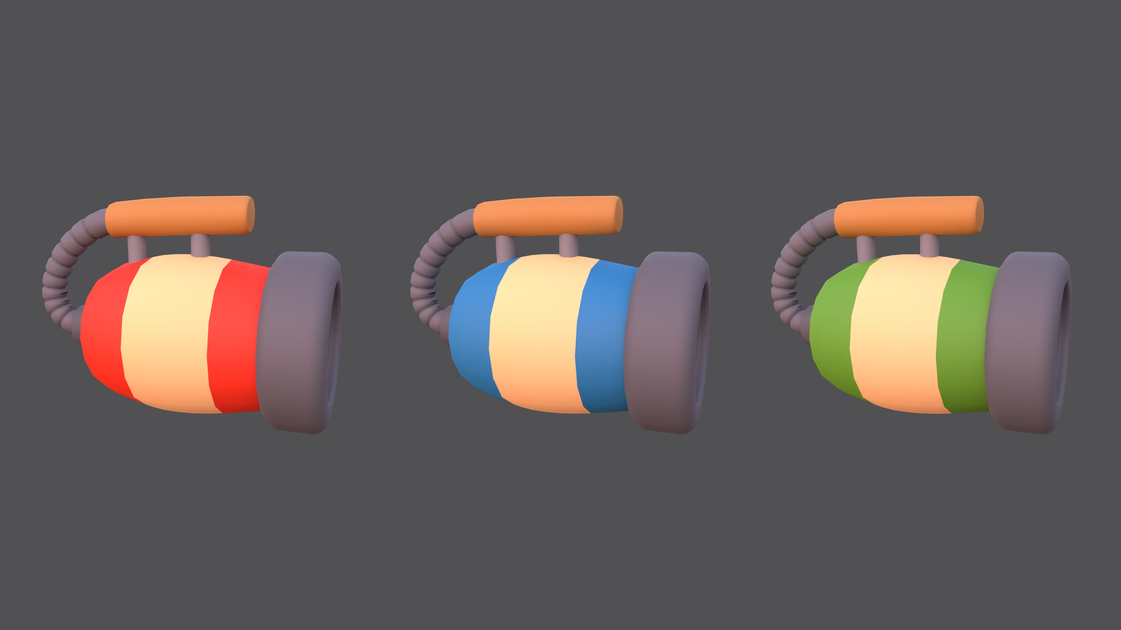 Weapons - Low Poly Weapons pack by Ake Low-poly 3D model_12