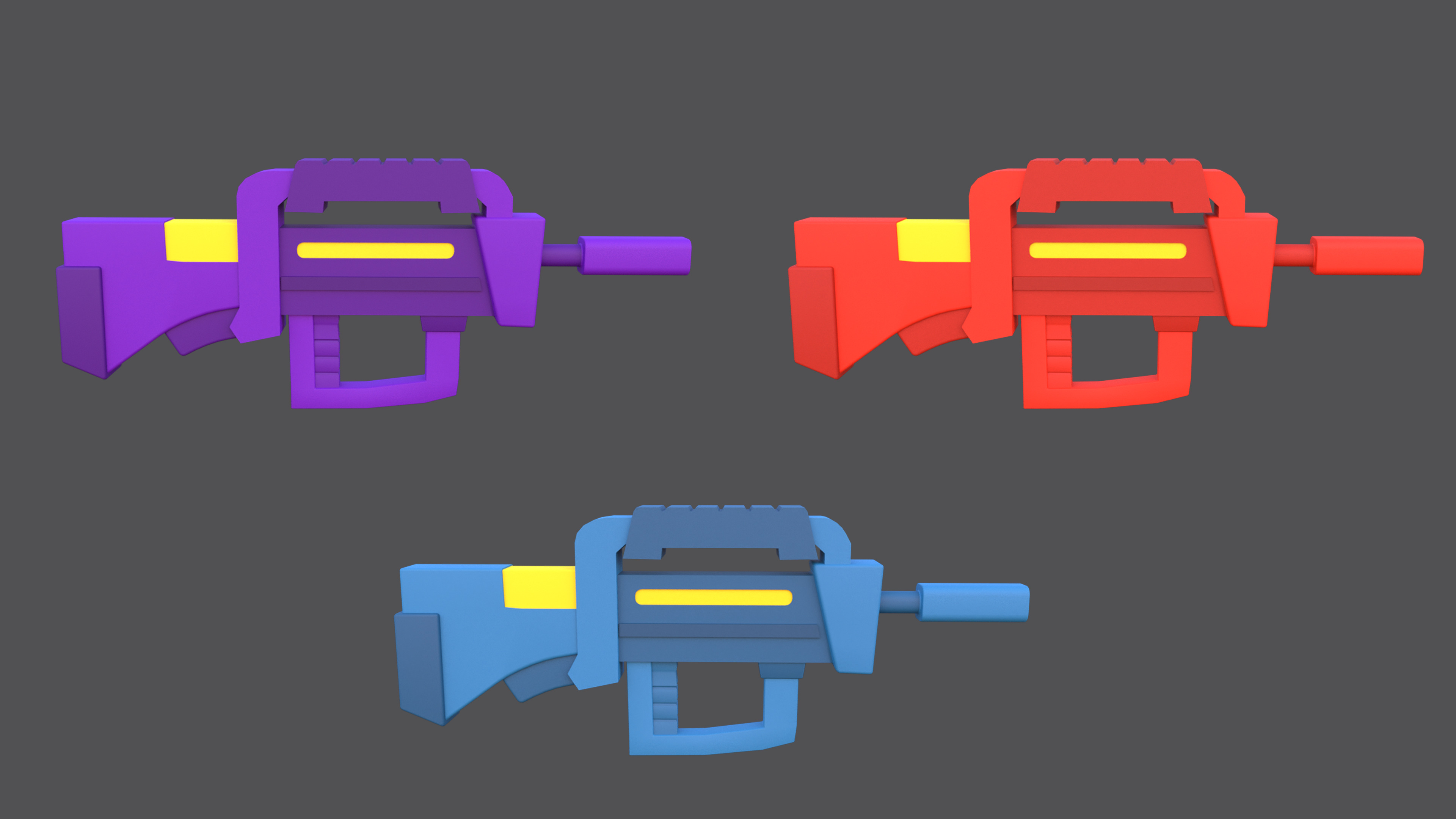 Weapons - Low Poly Weapons pack by Ake Low-poly 3D model_14