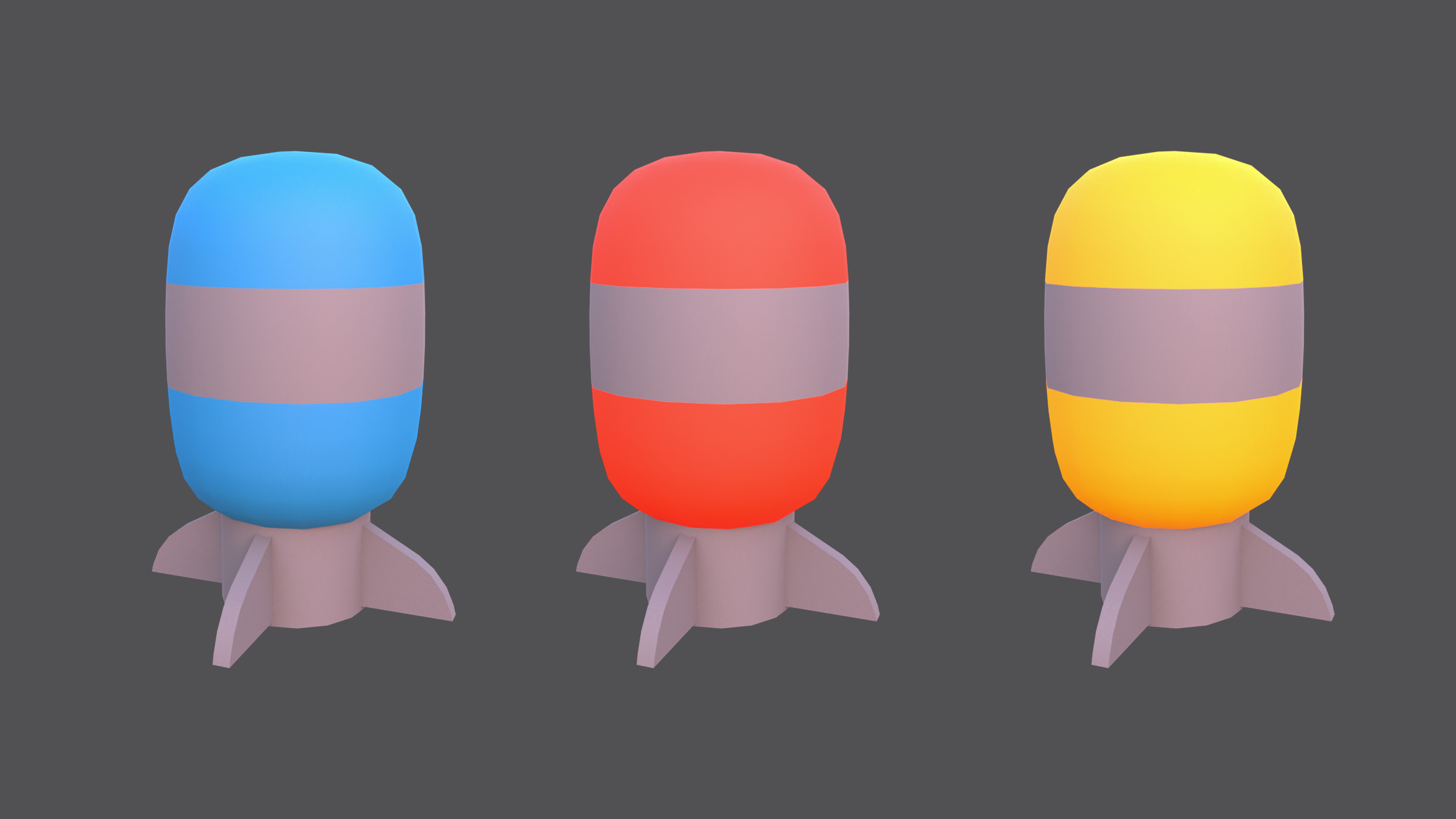 Weapons - Low Poly Weapons pack by Ake Low-poly 3D model_31