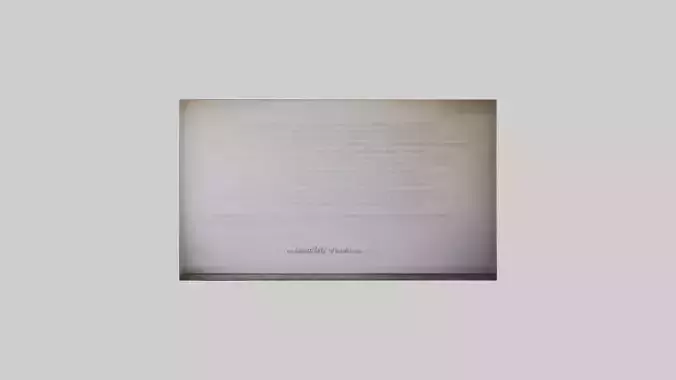 Inspirational Quote Wall Low-poly 3D model