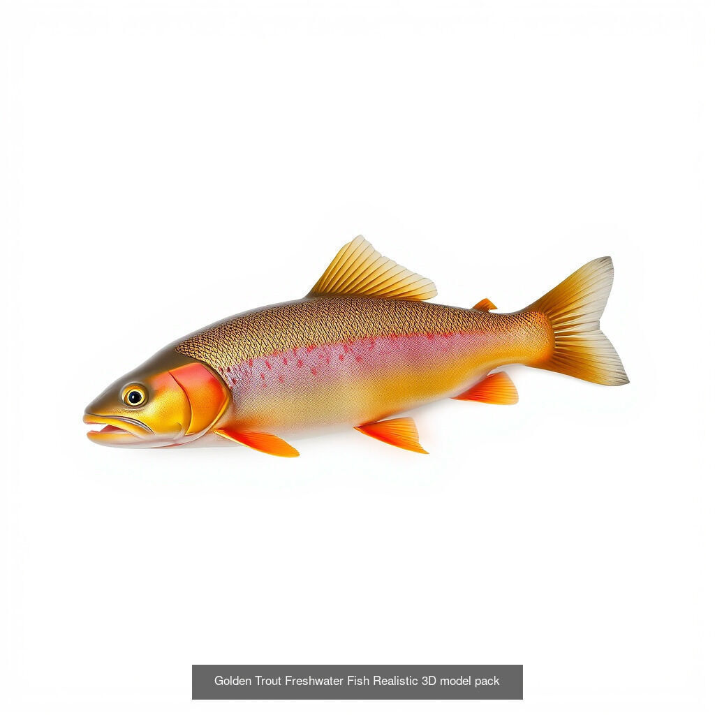 Diverse Trout 3D Models Pack 3D Model Collection_14