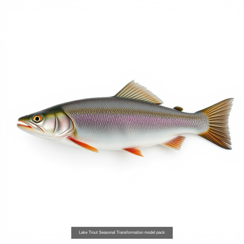 Diverse Trout 3D Models Pack 3D Model Collection_13