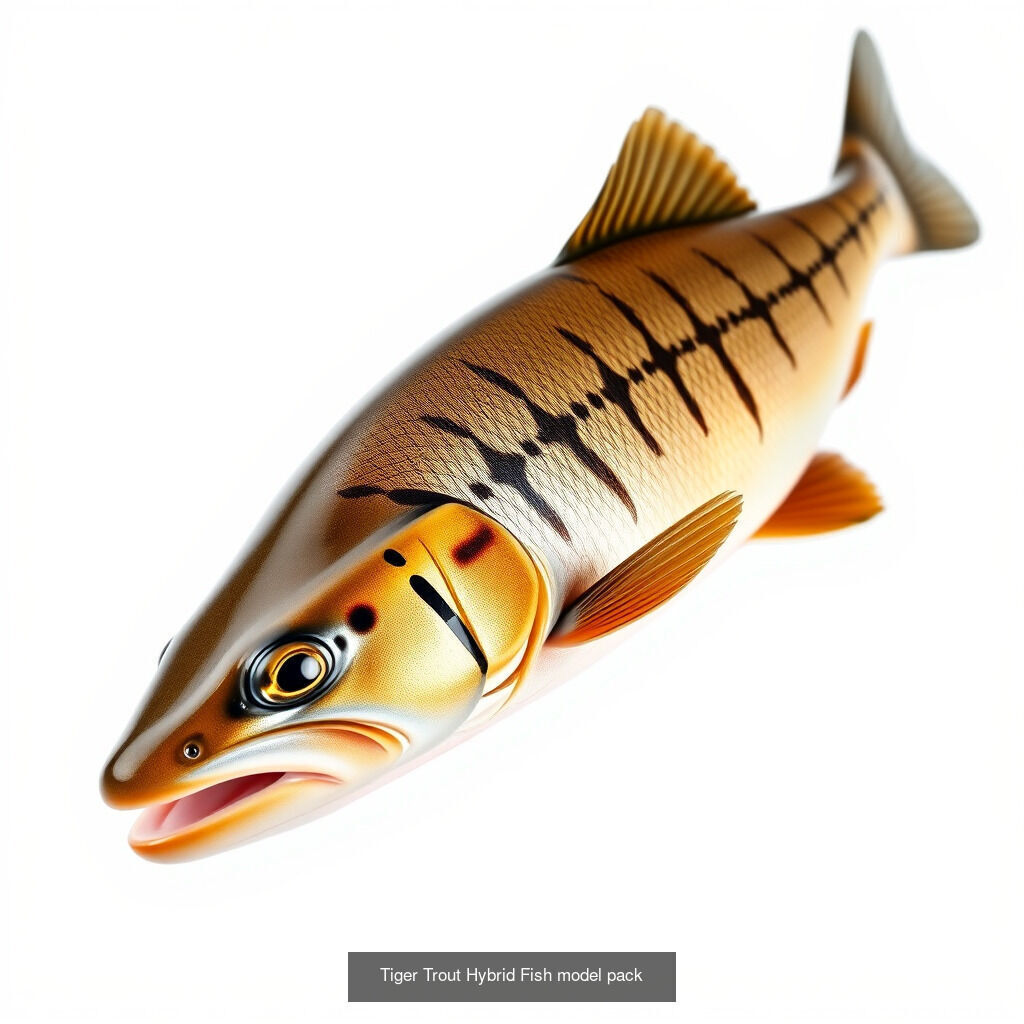 Diverse Trout 3D Models Pack 3D Model Collection_19