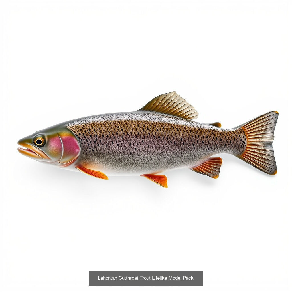 Diverse Trout 3D Models Pack 3D Model Collection_20