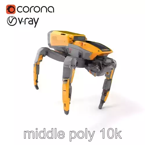 Heavy-duty Industrial Spider Loader model pack