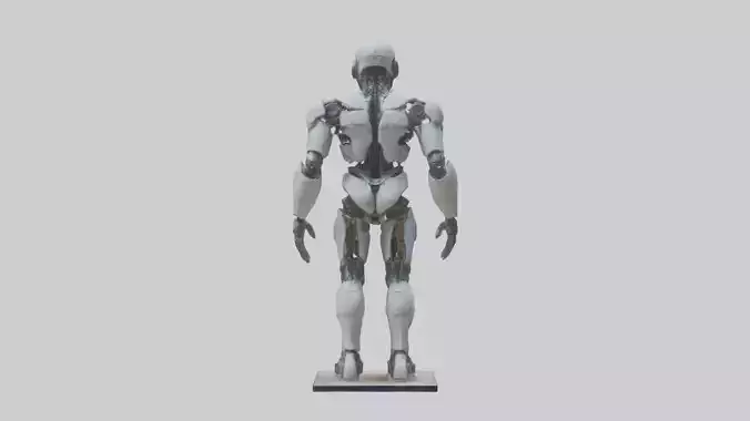Interdimensional Cyborg statue model