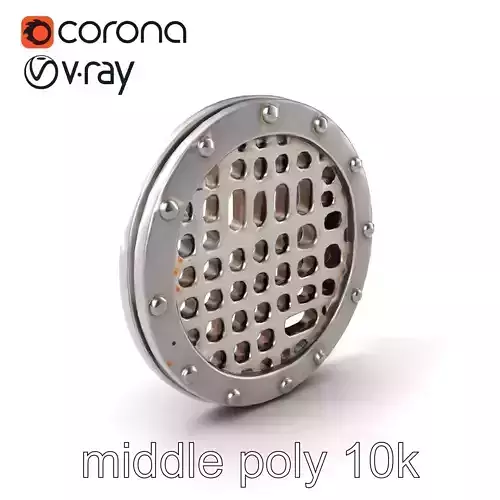 Industrial Drain Manhole Lattice Model Pack