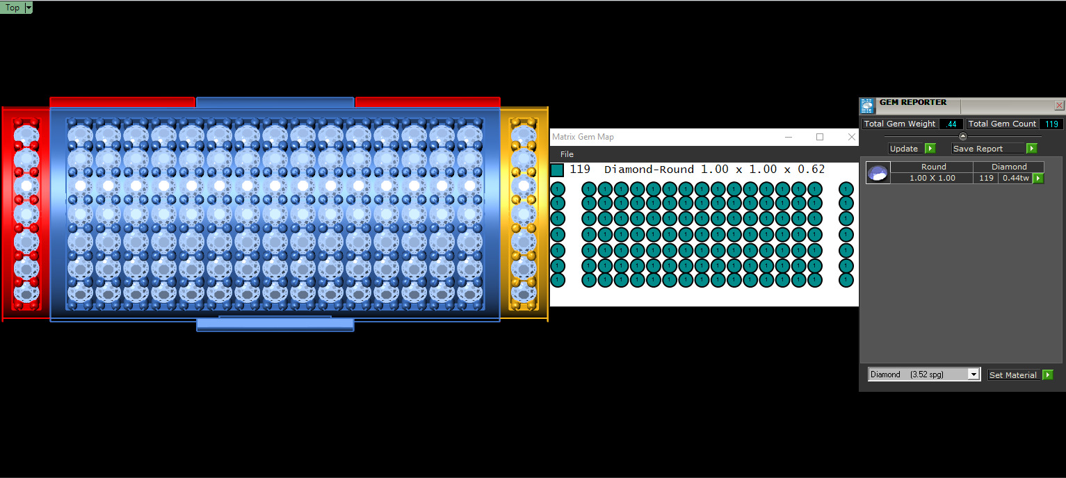 9 mm Diamond Lock Box for Jewelry 3D print model_13