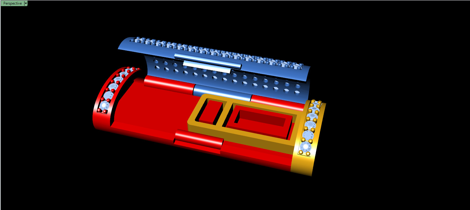 9 mm Diamond Lock Box for Jewelry 3D print model_12