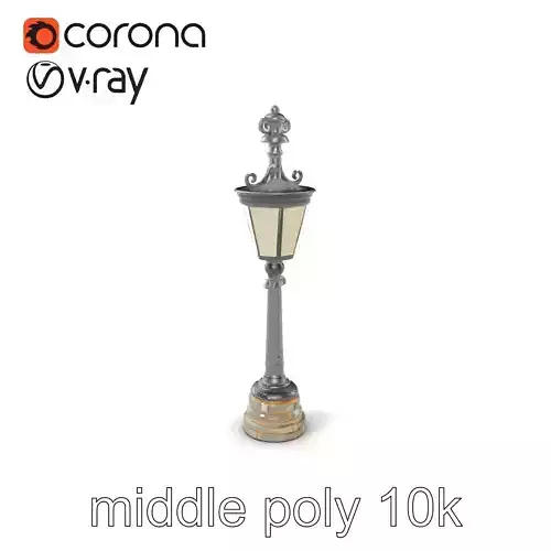 Ornate Clock Tower Lantern model pack Low-poly 3D model