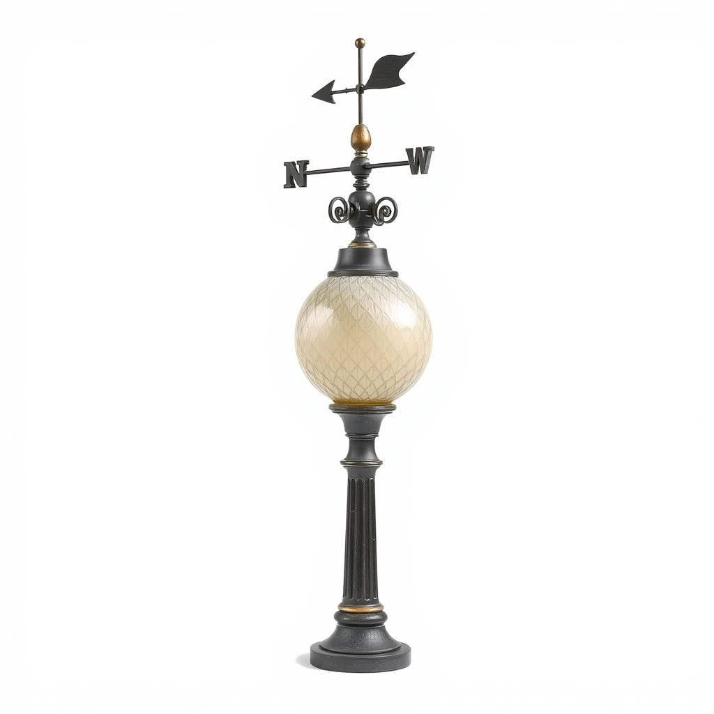 Weather Vane Street Lamp Decorative Model Pack Low-poly 3D model_4