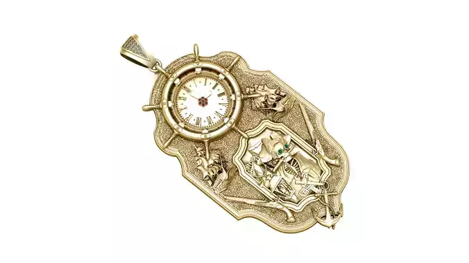 VOLE WATCH PENDANT 3D PRINTABLE MODEL 3D print model