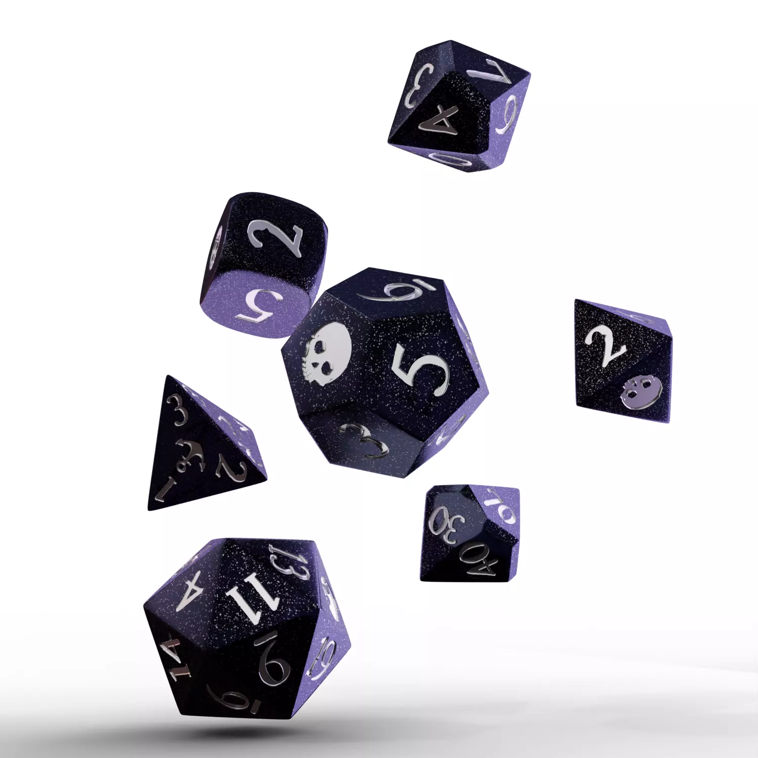 Cosmic Dice Set 3D Model Free 3D model