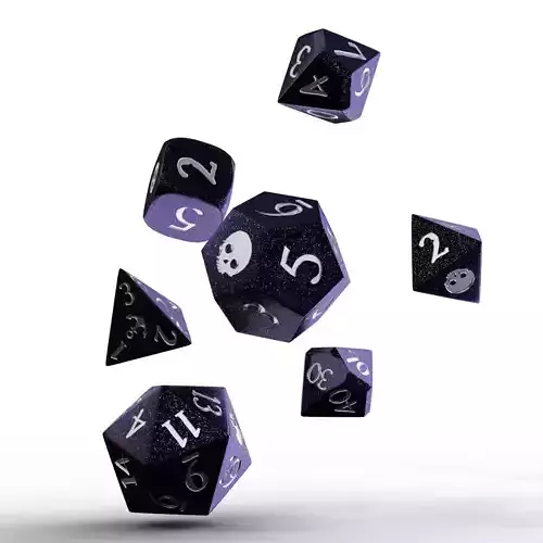 Cosmic Dice Set  3D Model